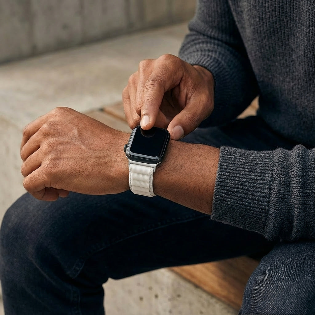 Bracelet nylon Alpine Xiaomi Smart Band 8 Pro (Lumière stellaire)
