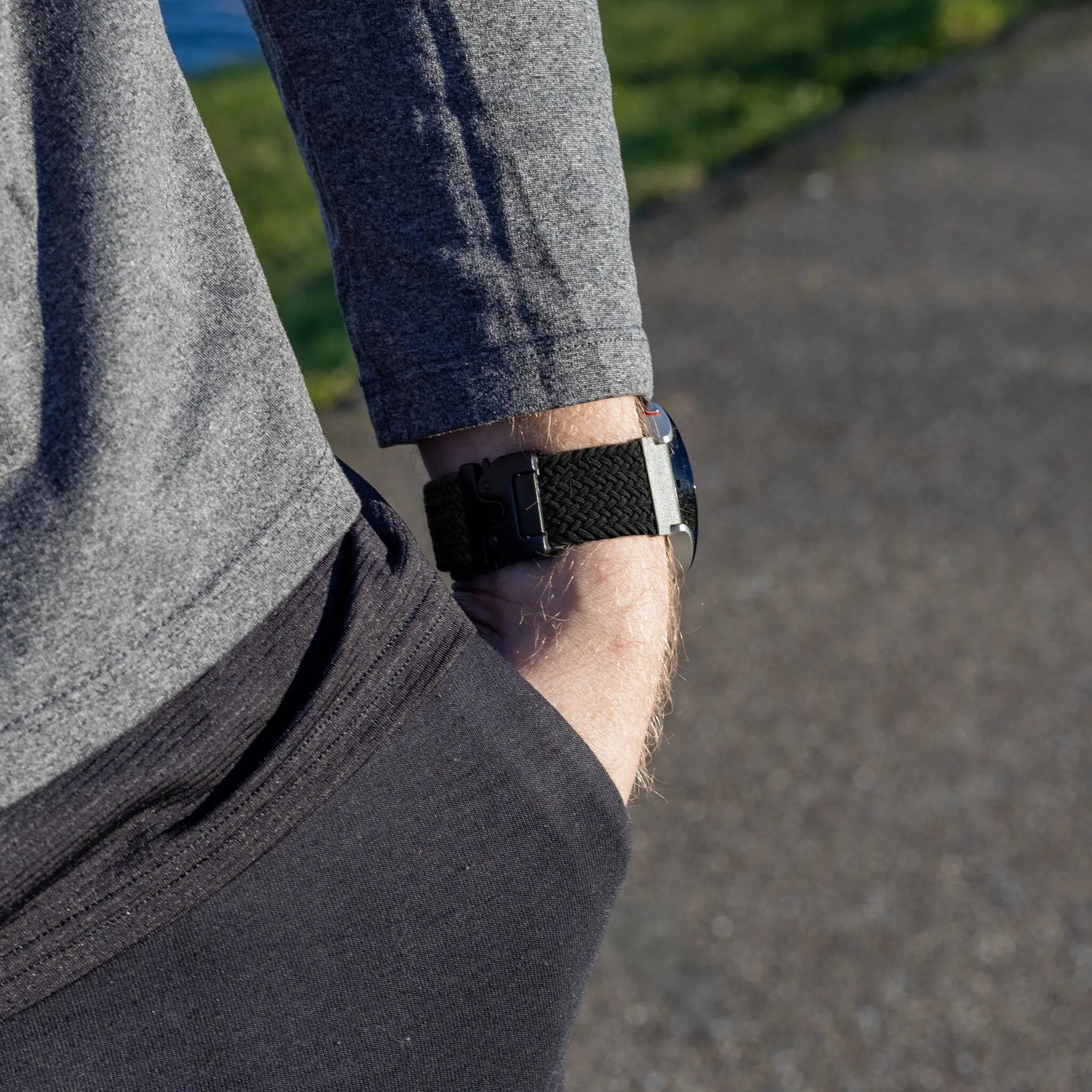 OnePlus Watch 3 - 43mm Braided Strap with P-Buckle (Black)