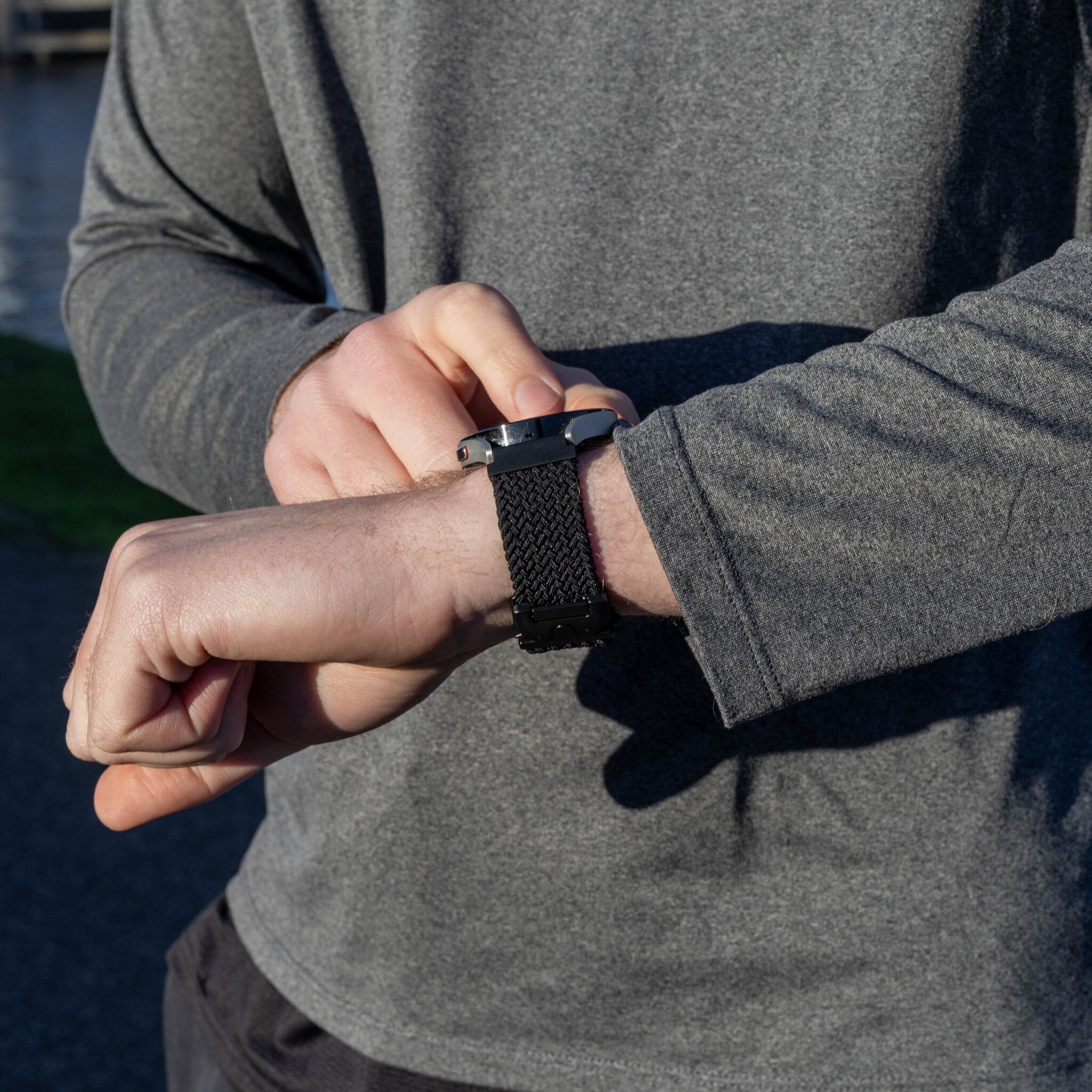 Bracelet tressé boucle en P Huawei Watch GT 7 - 41mm (noir)
