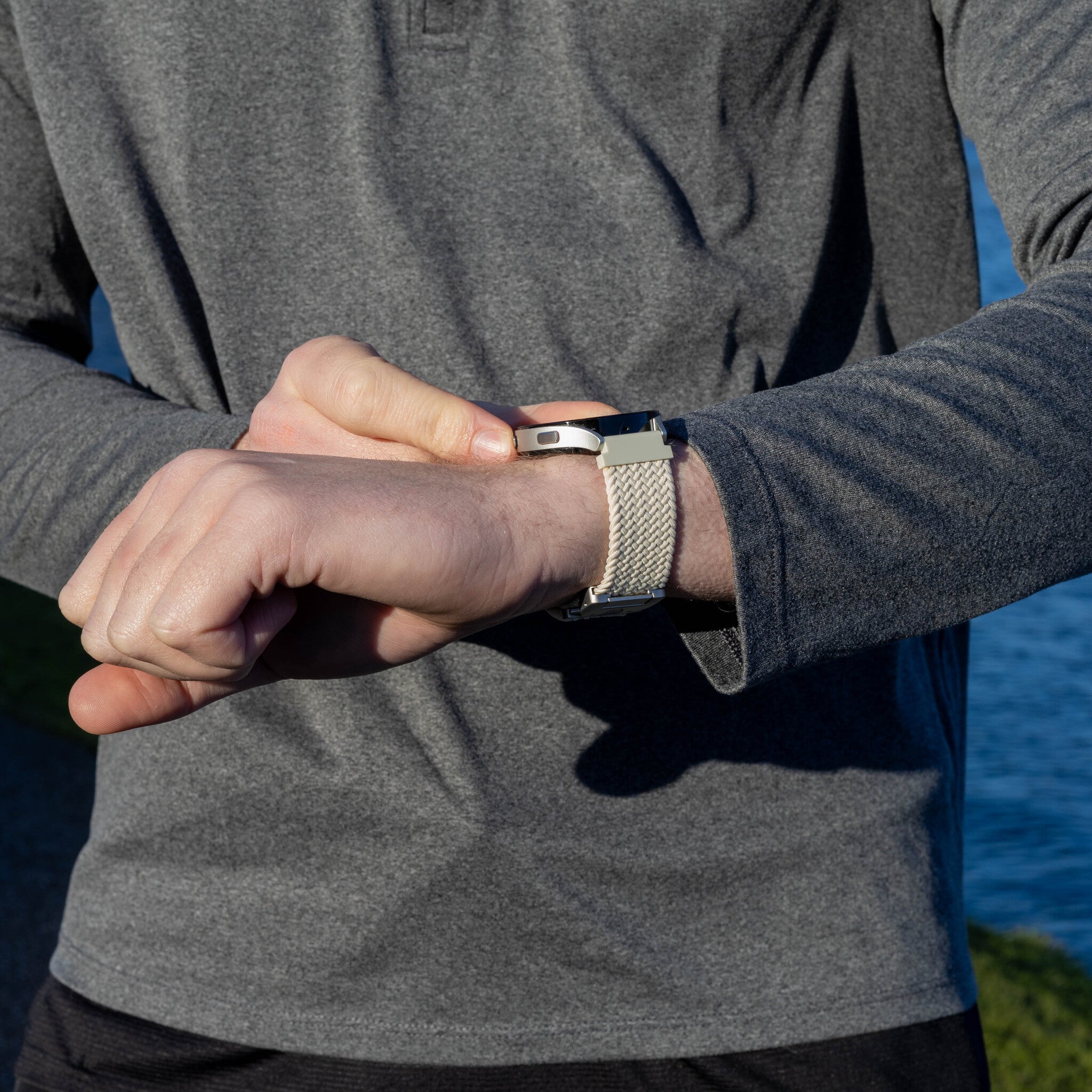 Bracelet tressé boucle en P Huawei Watch GT 7 - 41mm (lumière stellaire)