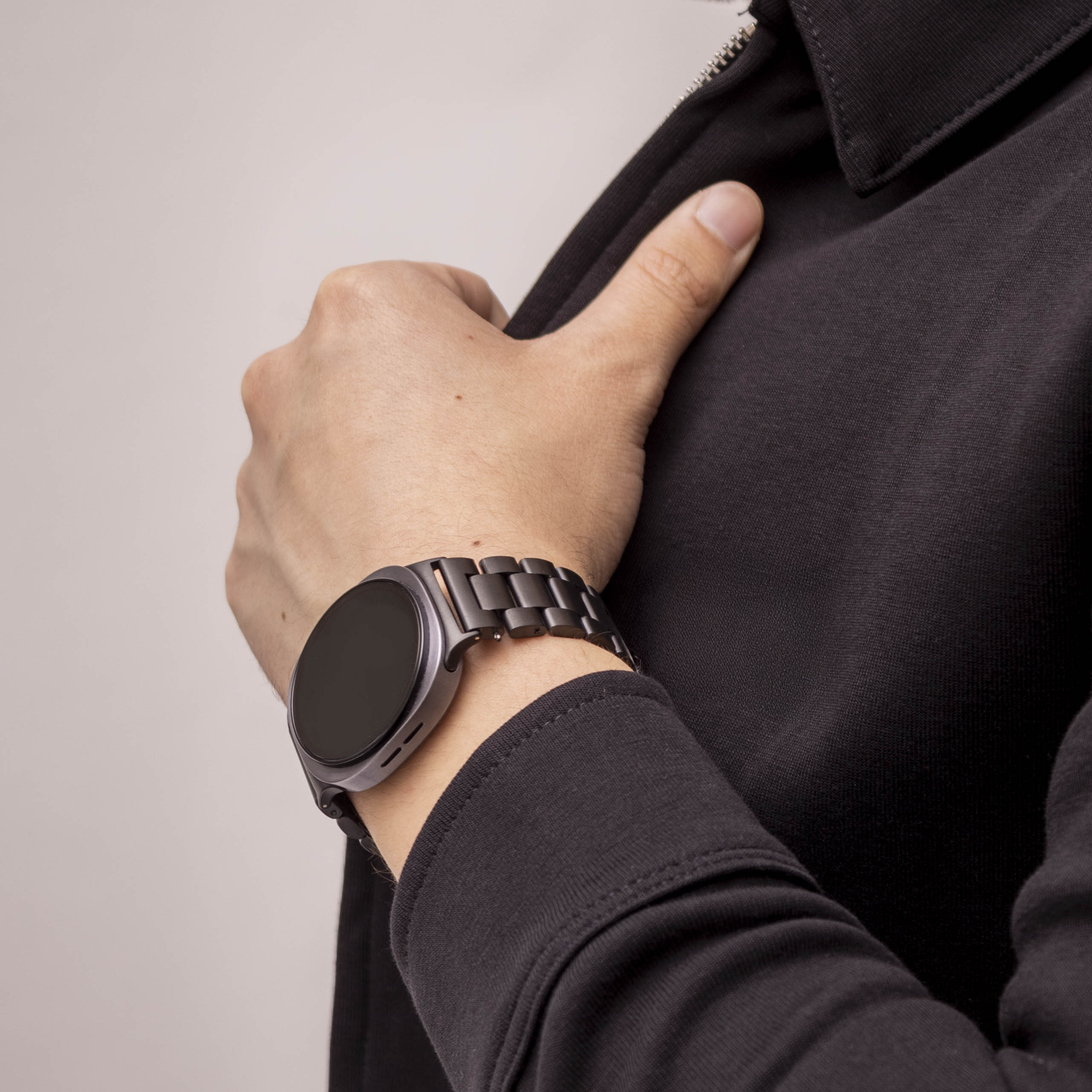 Bandz Bracelet acier 'Classic' Samsung Galaxy Watch 8 - 44mm (noir)