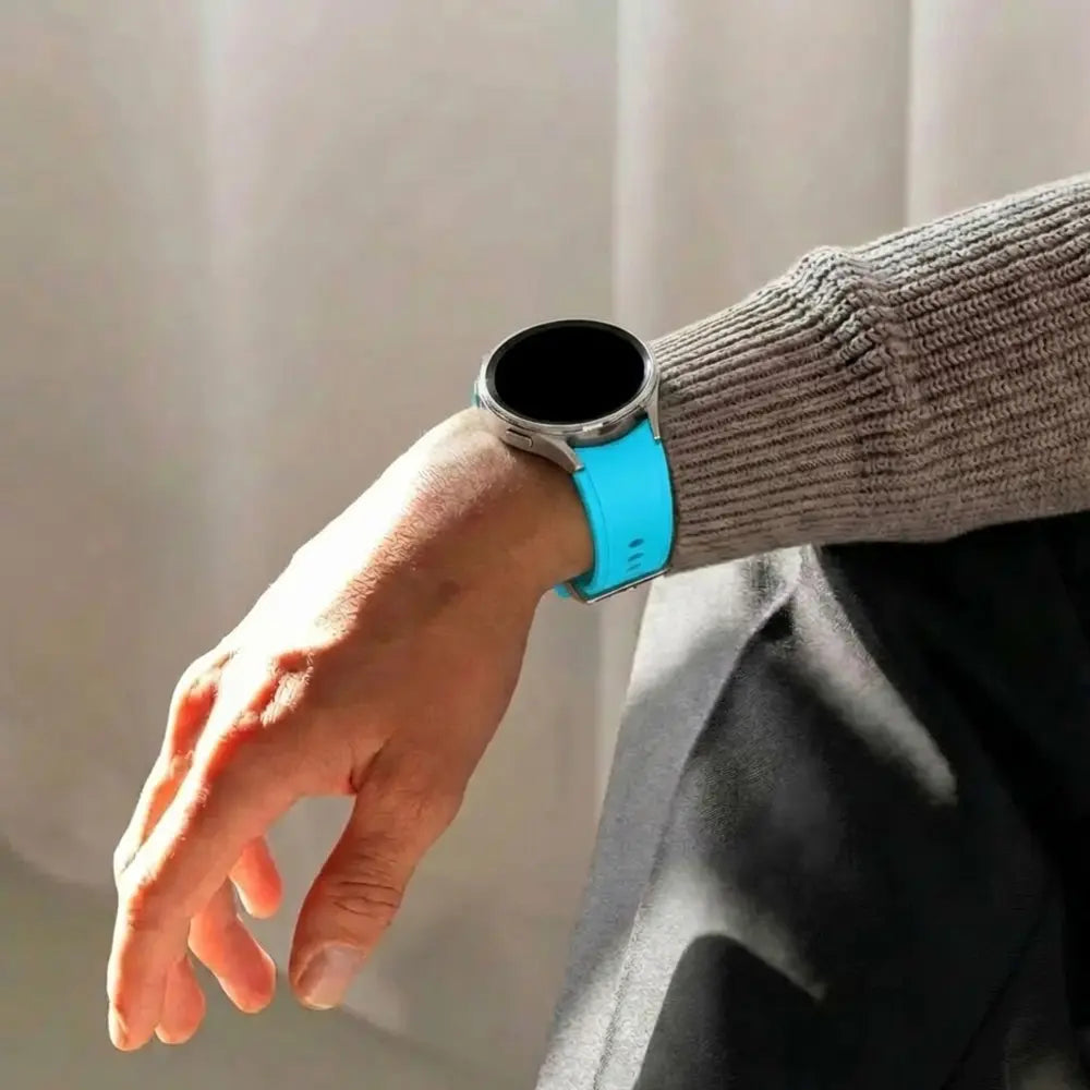 Samsung Galaxy Watch 7 - 40mm Silicone Strap Perfect Fit (Light Blue)