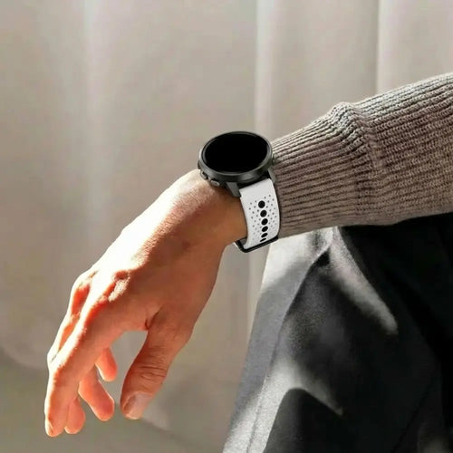 Suunto 9 Peak Pro Silicone Strap (White-Black)