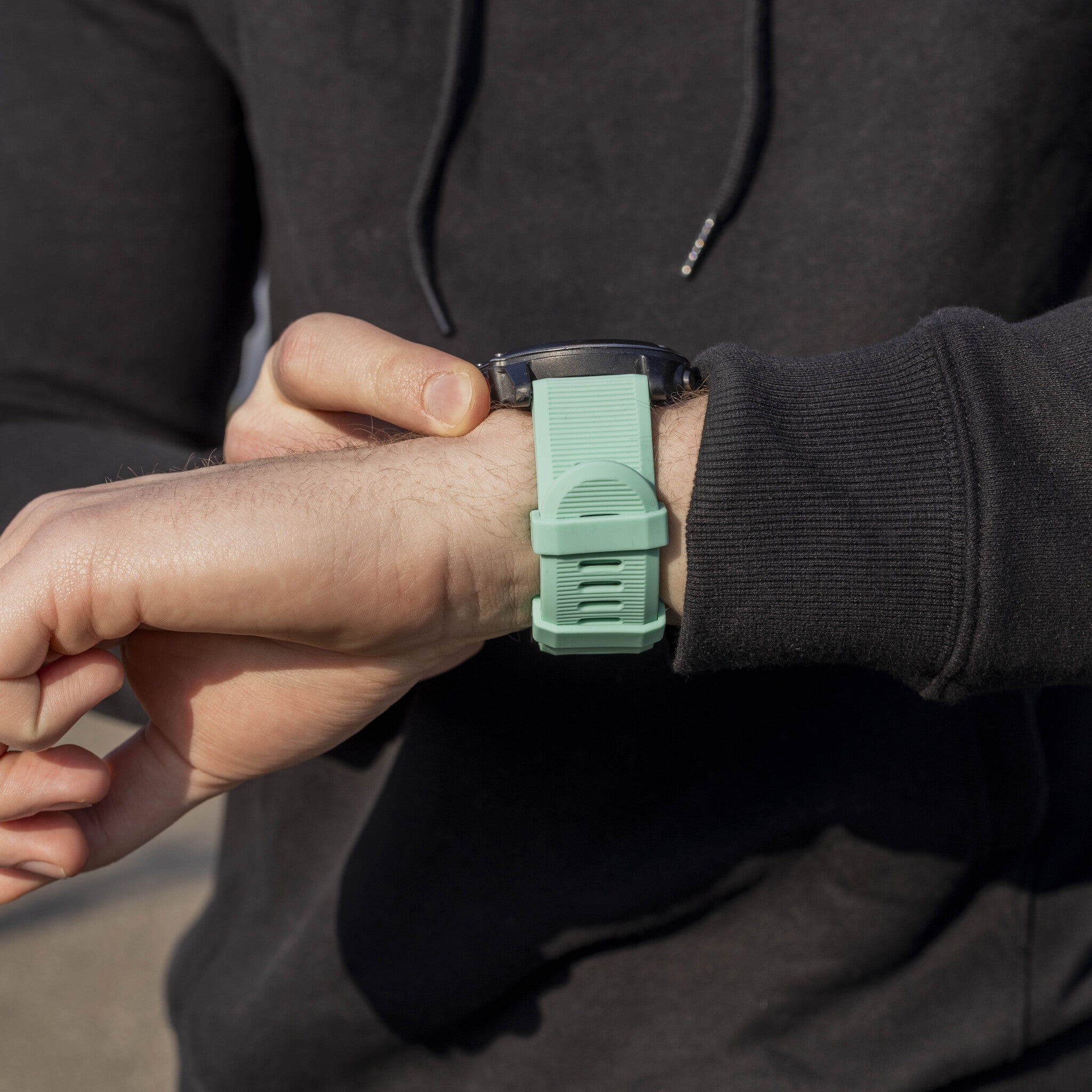 Bracelet silicone Garmin D2 Bravo (turquoise)