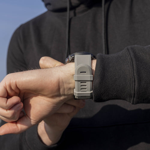 Bracelet silicone Garmin D2 Bravo (gris)