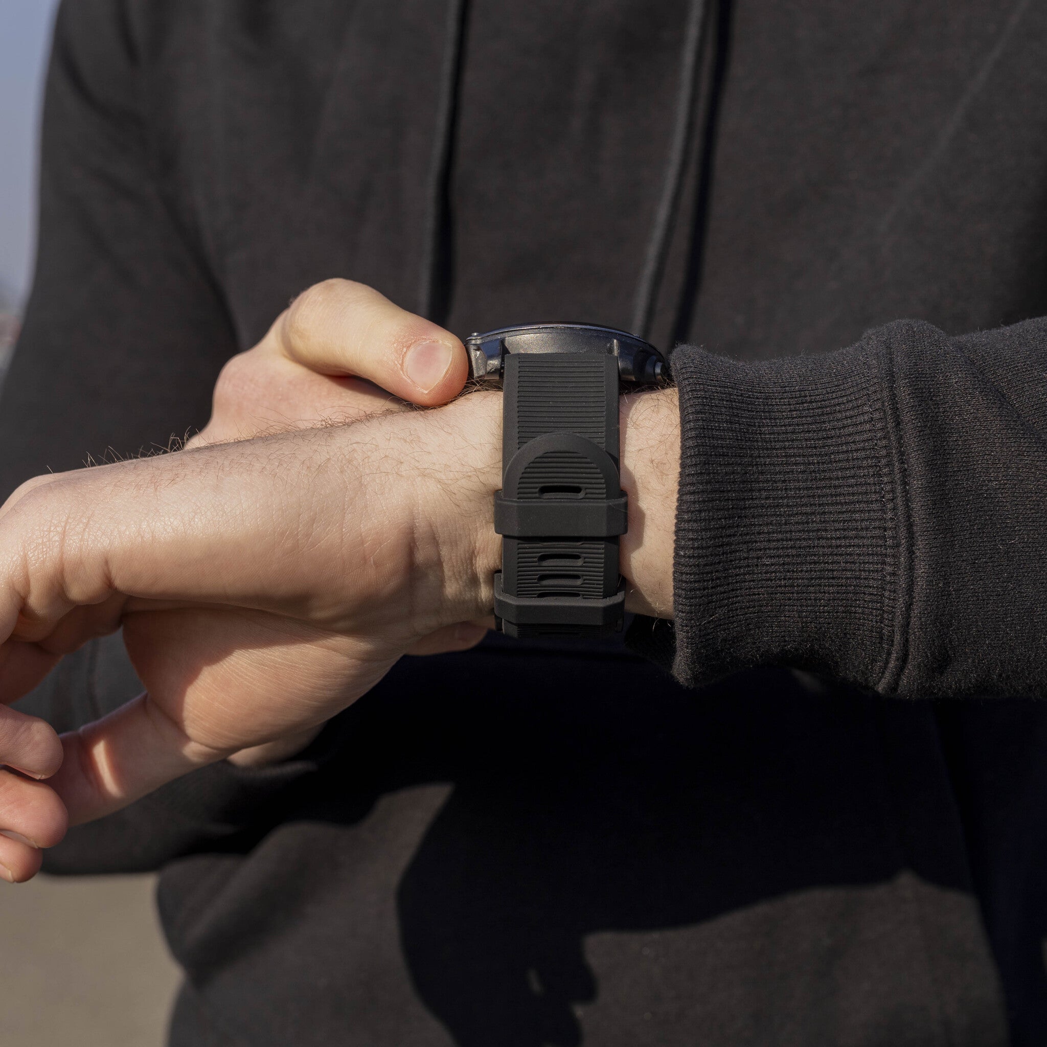 Garmin Instinct 3 - 50mm Silicone Strap (Black)