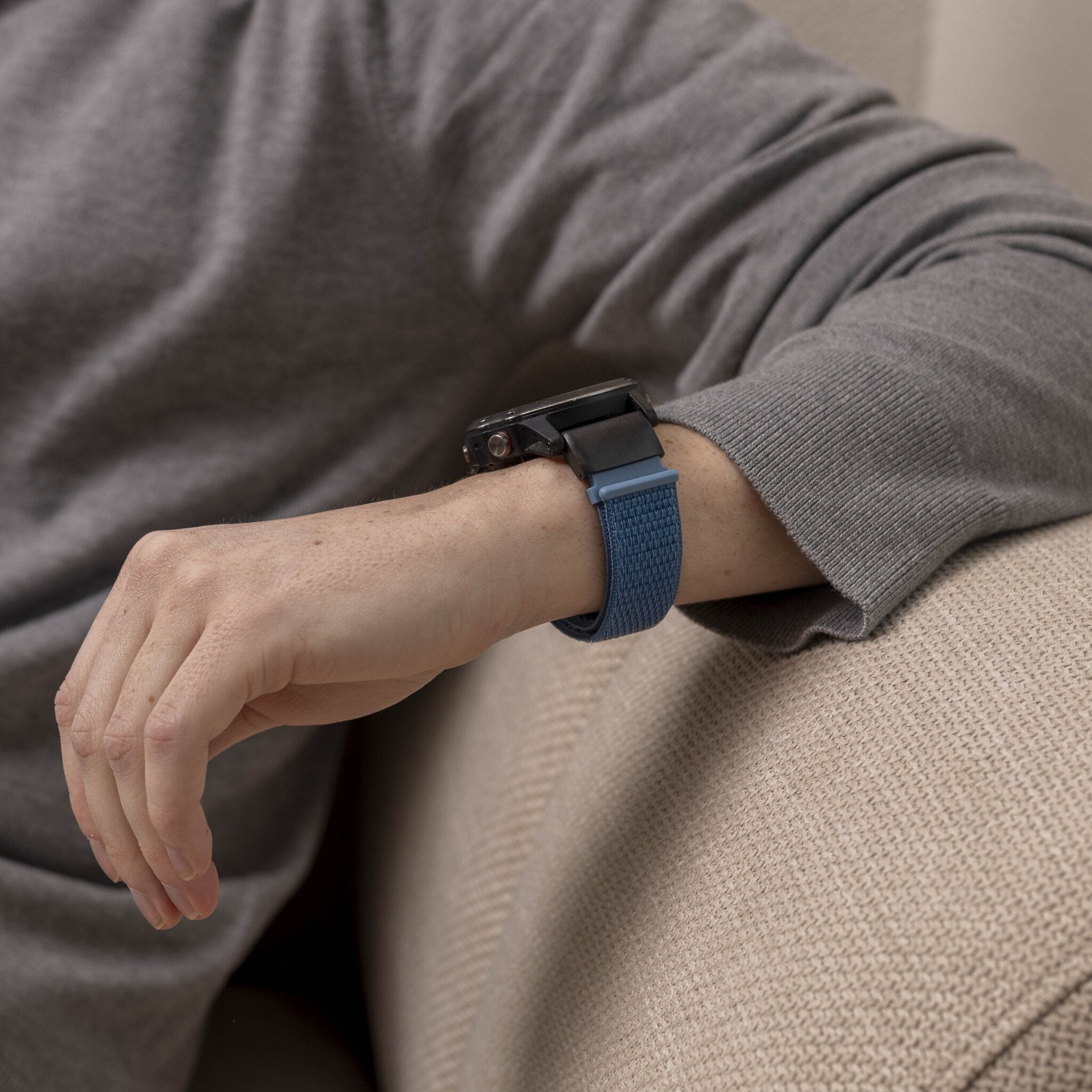 Bracelet nylon Garmin Descent MK2(i) (bleu clair)