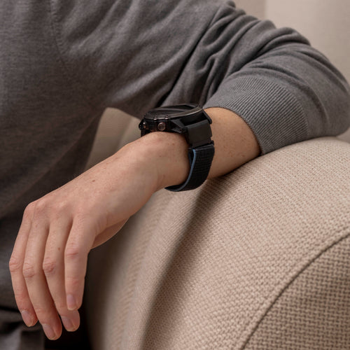 Bracelet nylon Garmin Fenix 5x / 6x (charcoal)