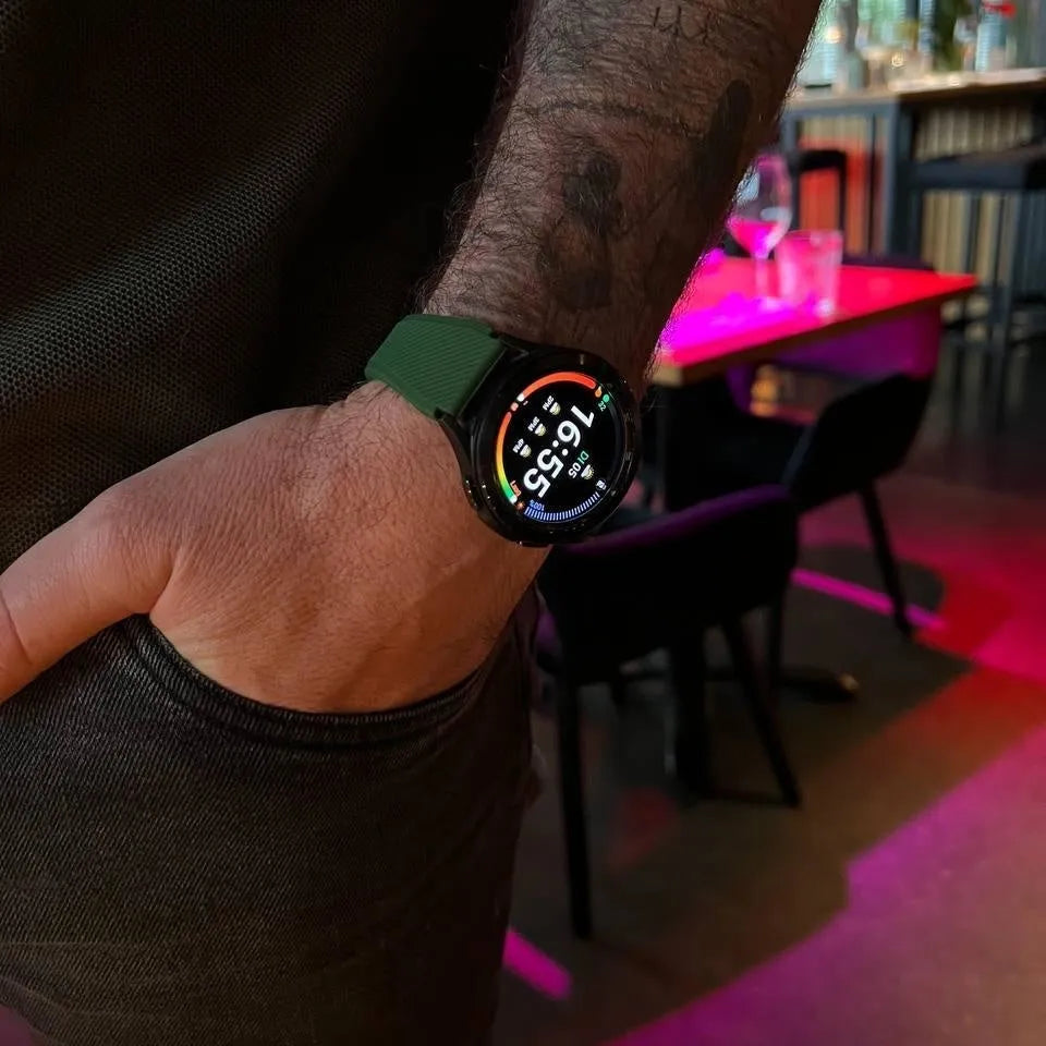 Honor Magic Watch 2 Silicone Strap with Buckle (Green)