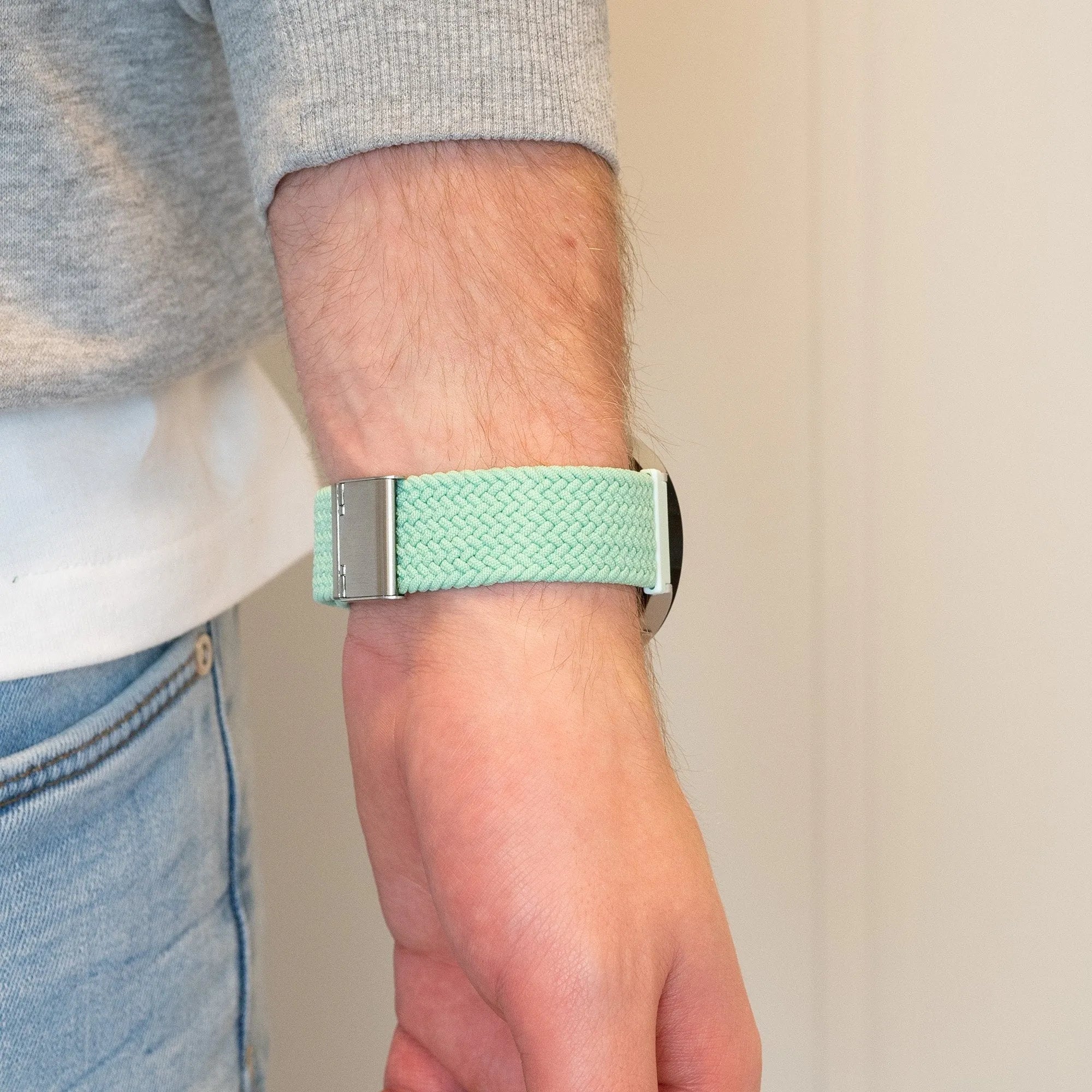 Bandz Levowatch Tiny Woven Nylon Strap (Turquoise)