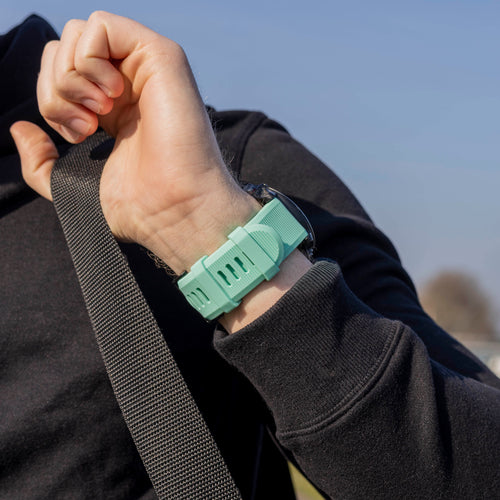 Bracelet silicone Garmin Instinct 3 - 50mm (aqua)