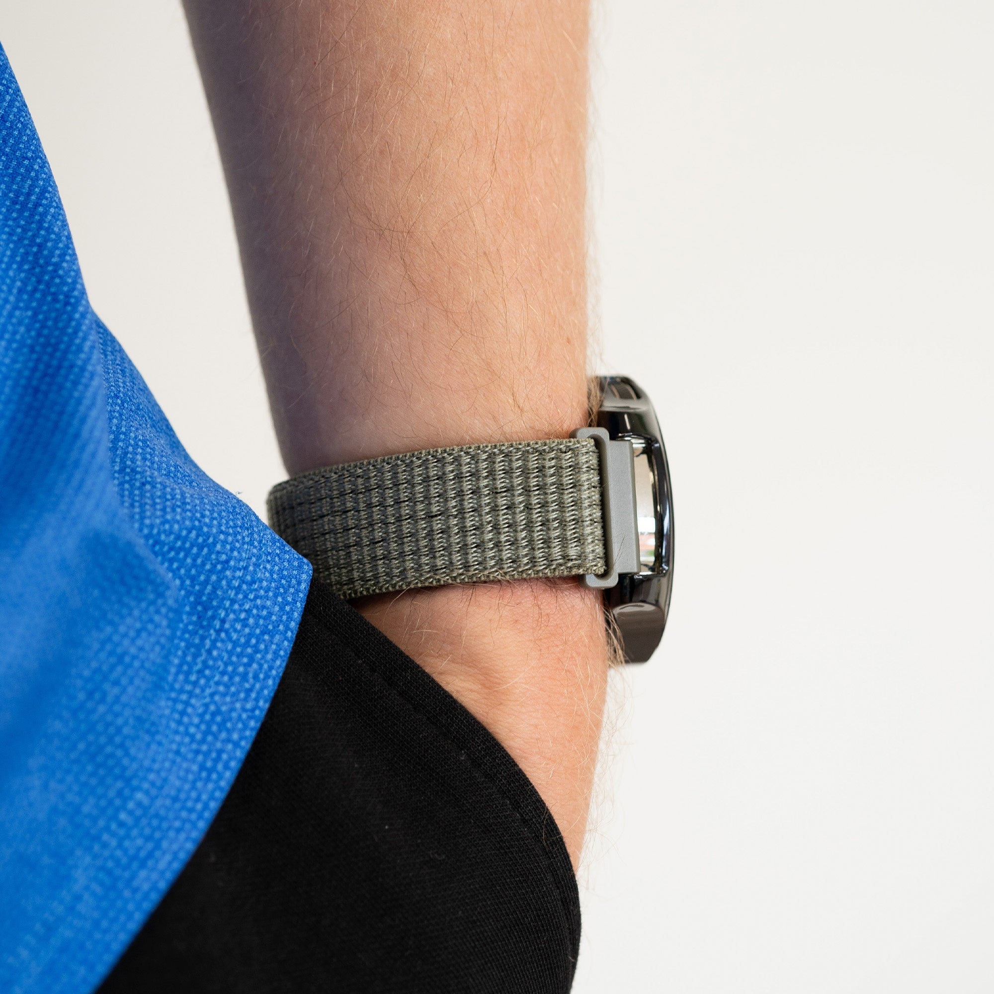 Bracelet nylon Xiaomi Watch 2 Pro (gris-vert)