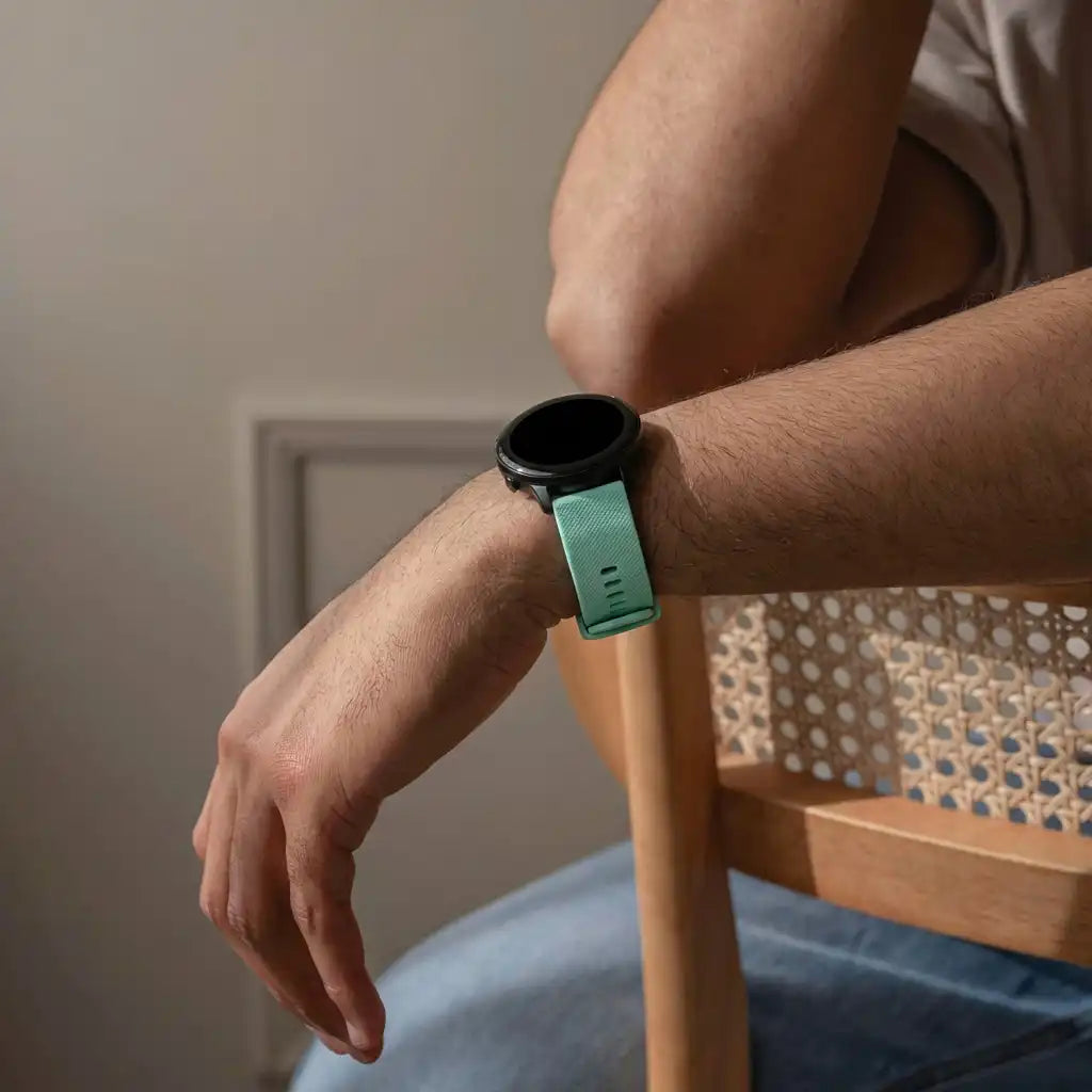 Bracelet silicone luxe Polar Pacer (aqua)