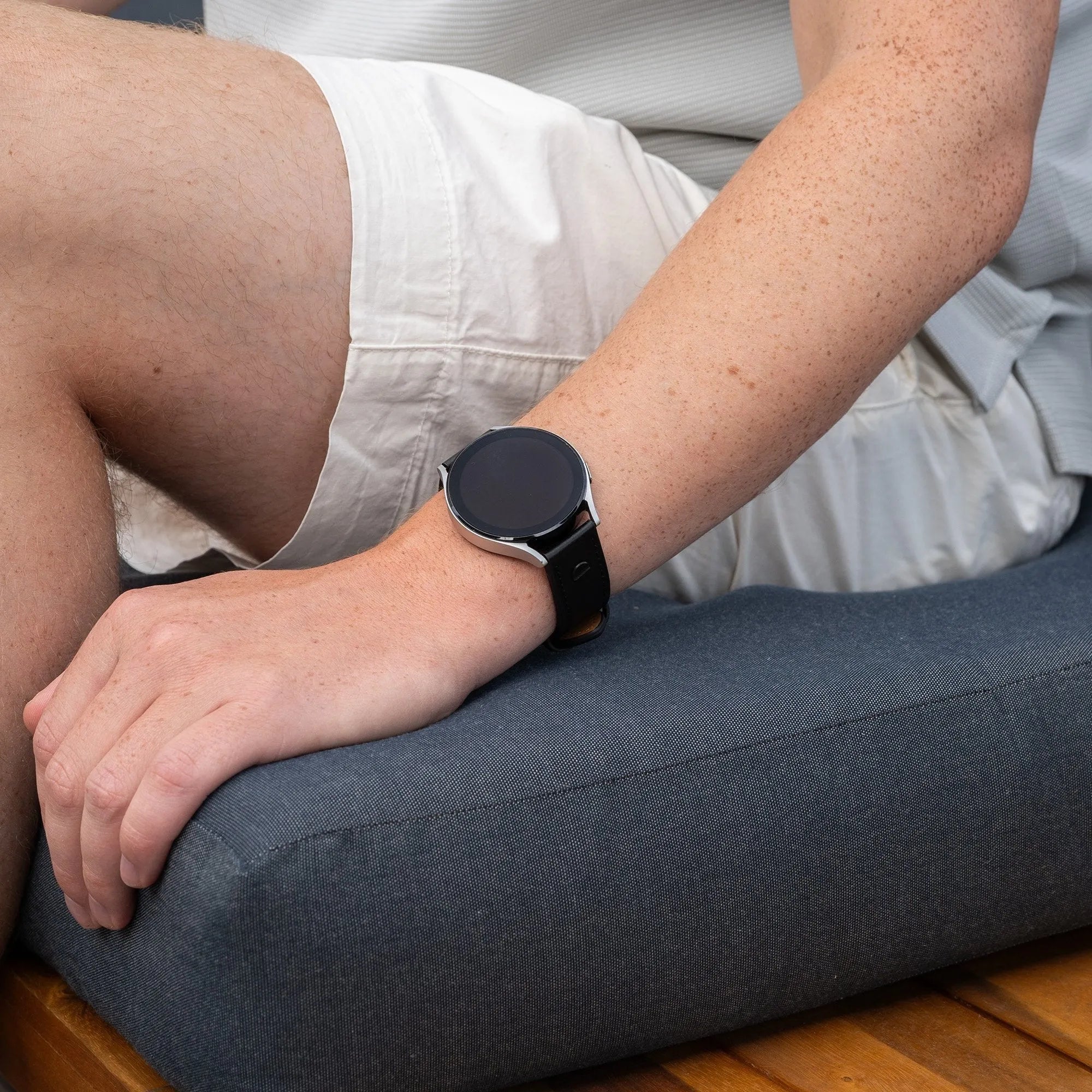 Bracelet cuir avec vis Suunto Race (S) (noir)