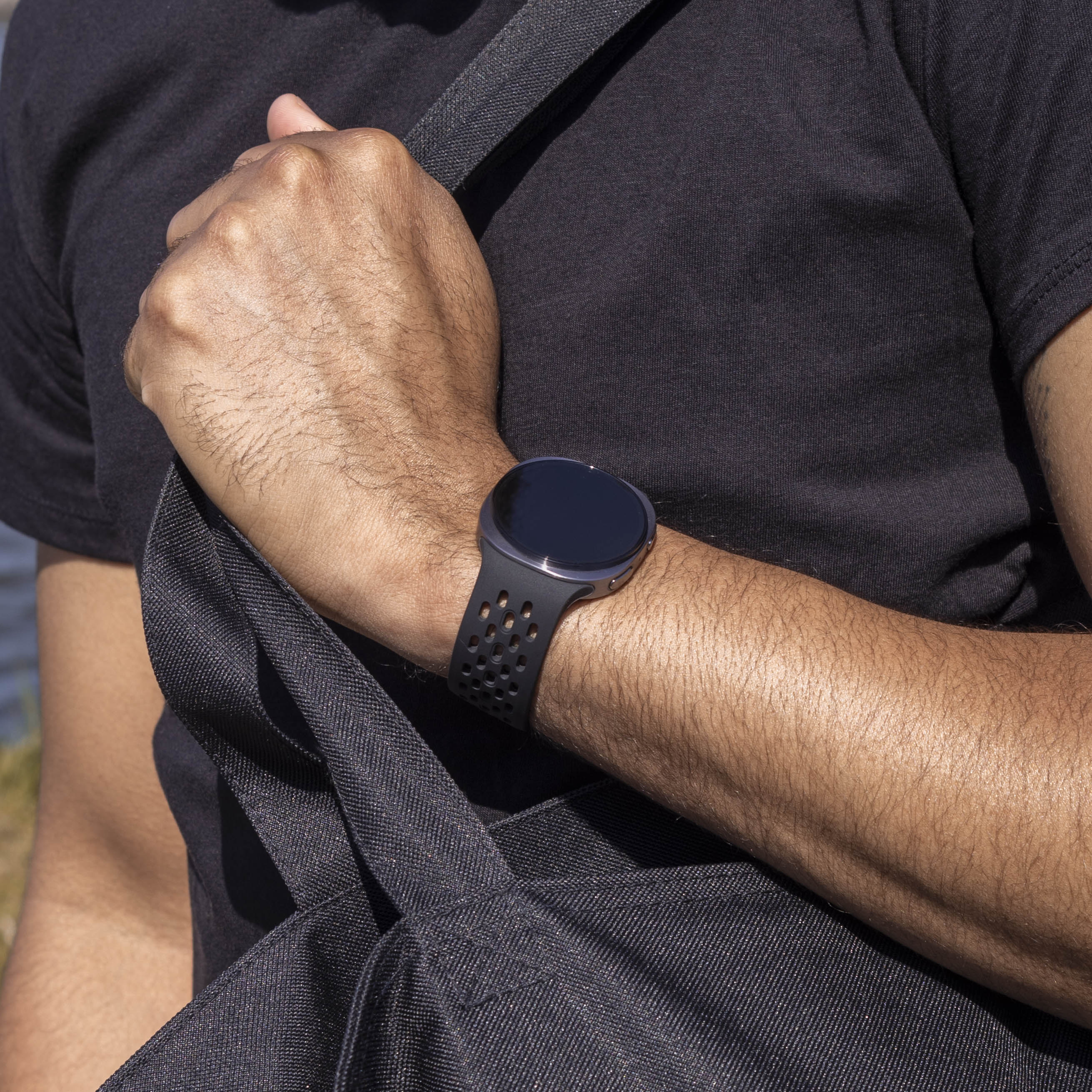 Samsung Galaxy Watch 8 Classic Silicone Air Strap (Black)