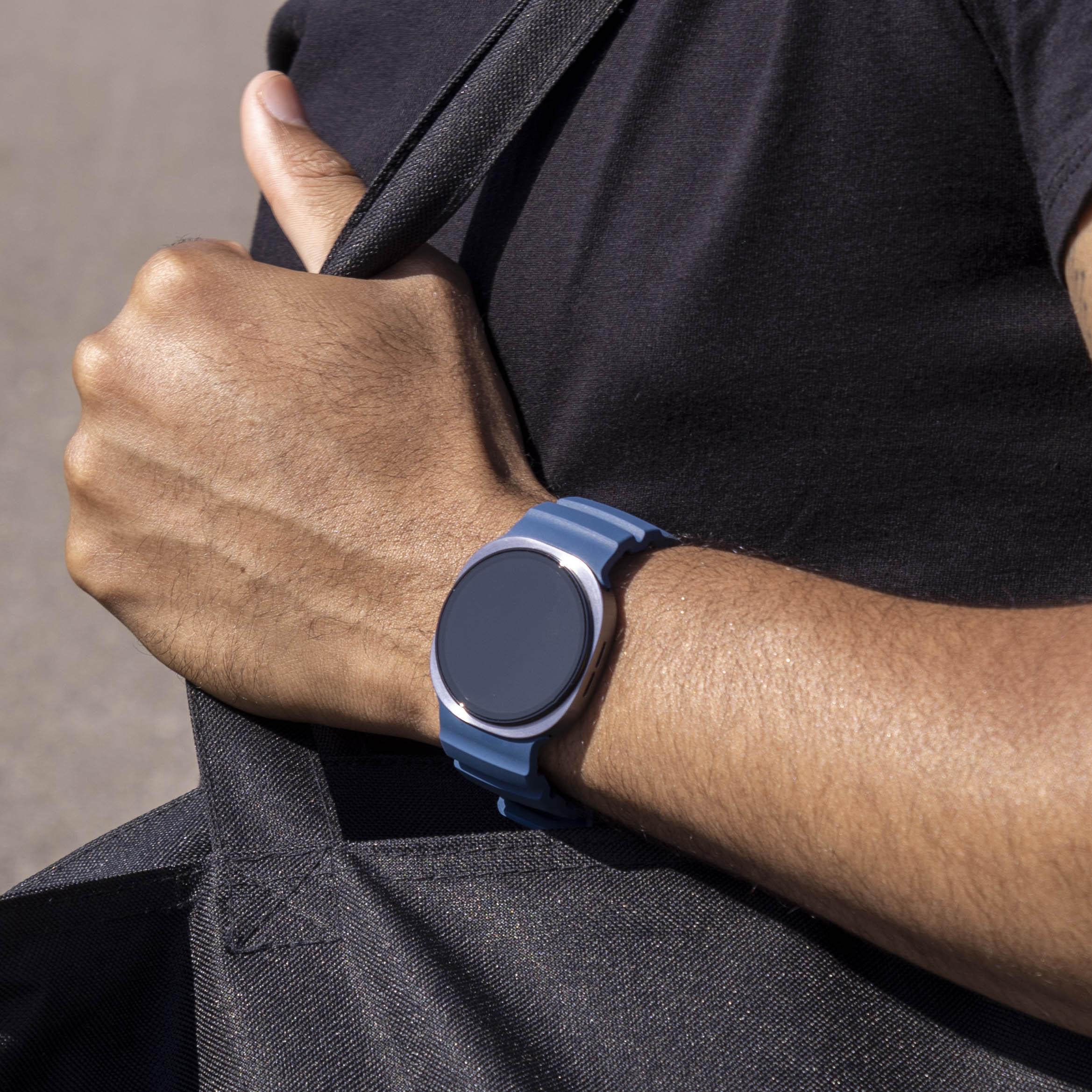 Samsung Galaxy Watch 8 - 40mm Extreme Silicone Strap (Dark Blue)