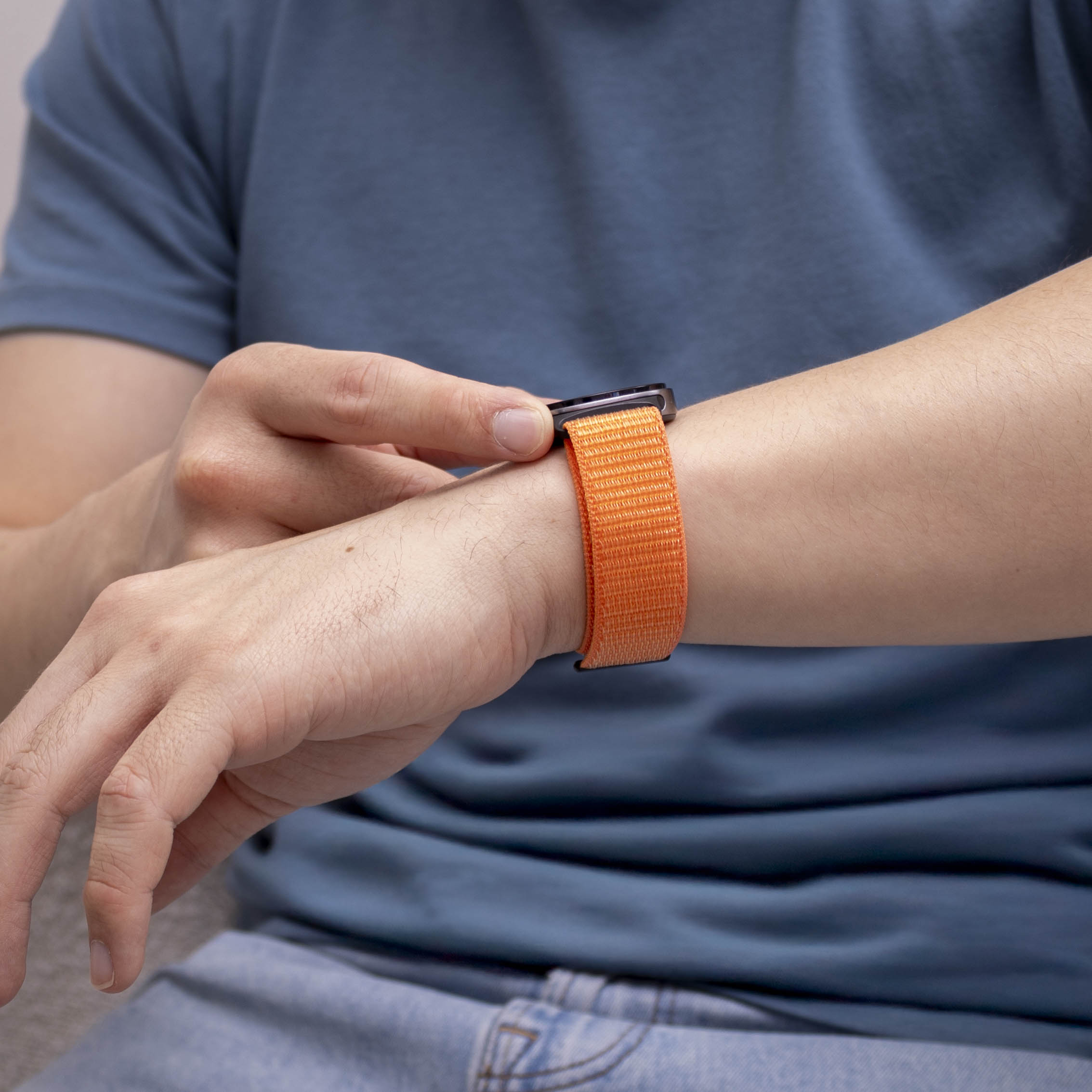Bracelet nylon Samsung Galaxy Watch 8 - 40mm (orange)