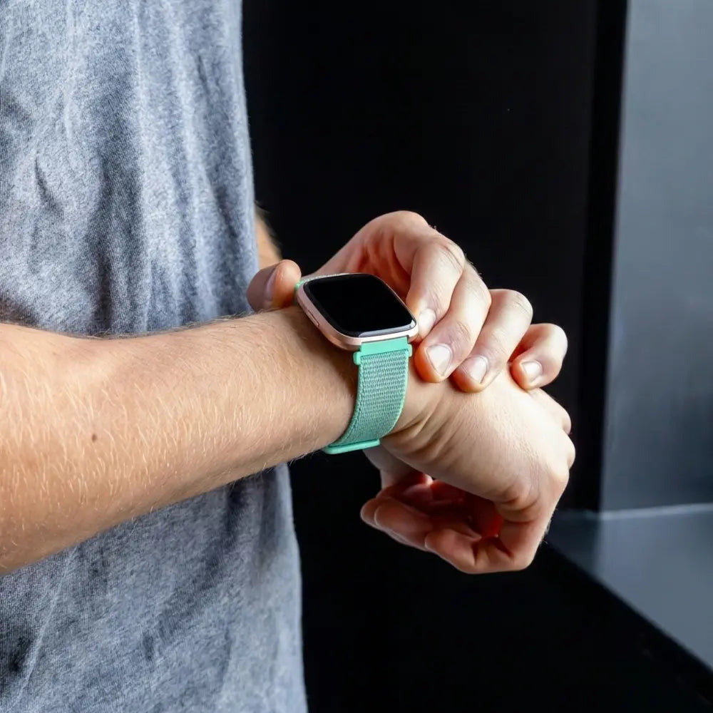 Fitbit Versa - Versa 2 Nylon Strap (Mint Green)