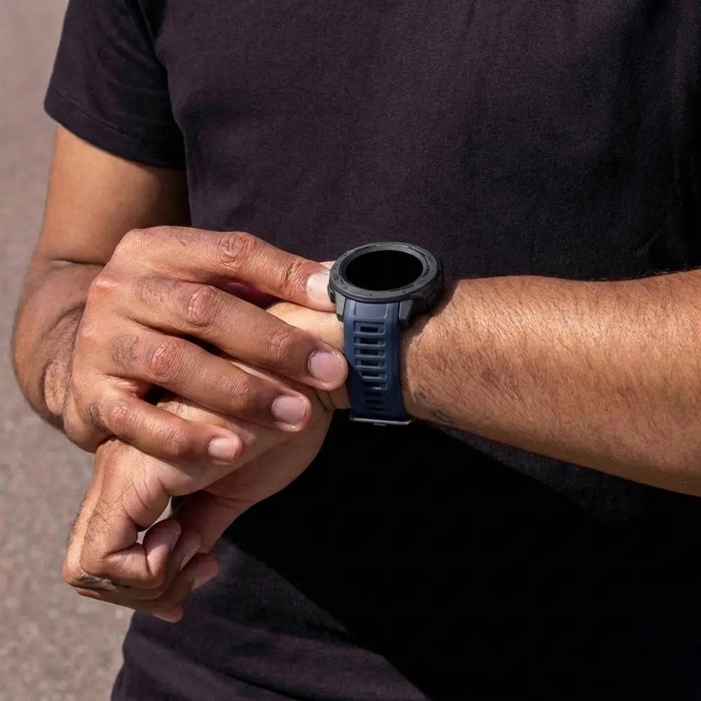Garmin Instinct 2s Silicone Strap (Dark Blue)