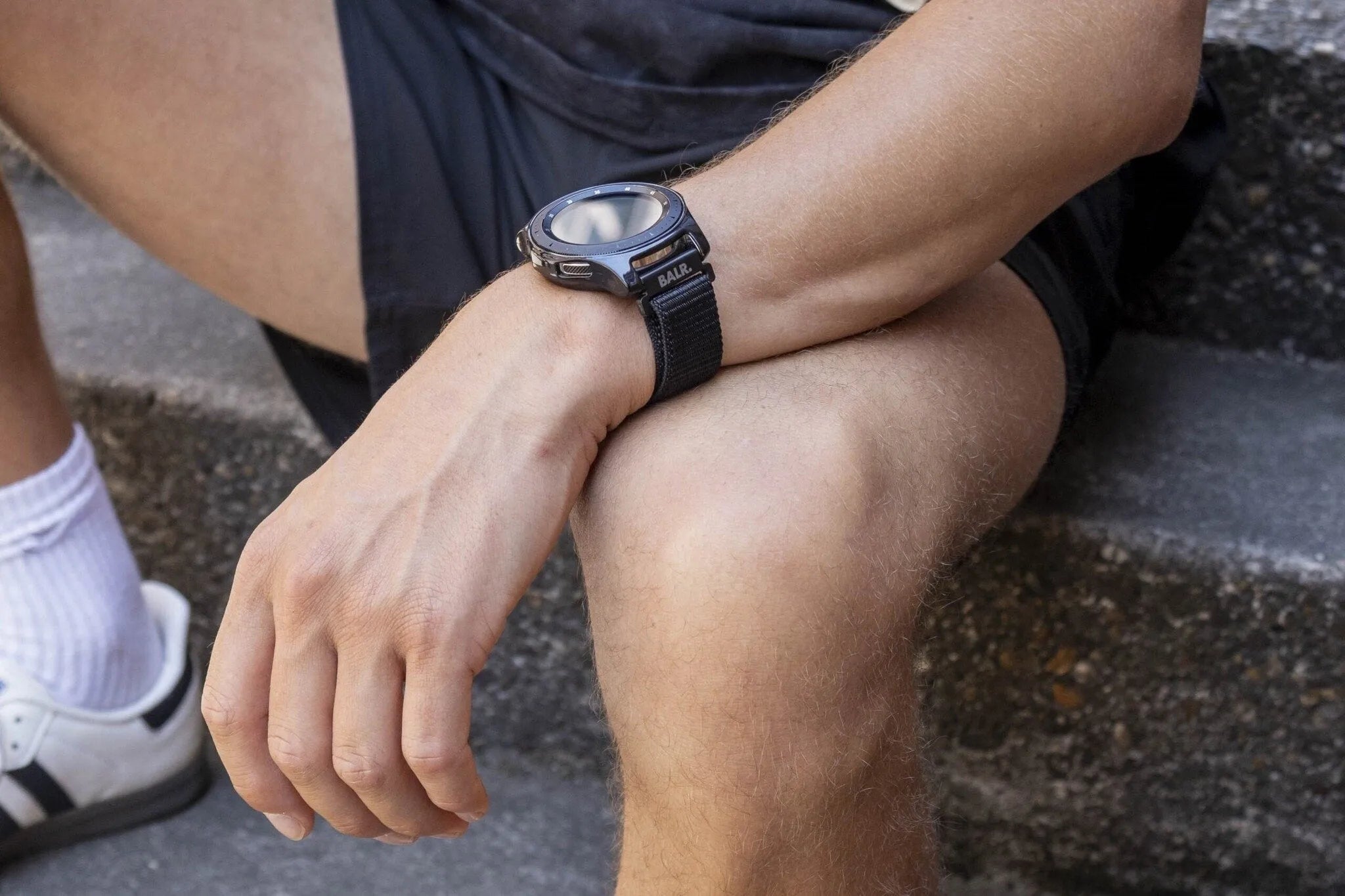 BALR Bracelet nylon Polar Vantage M (noir)