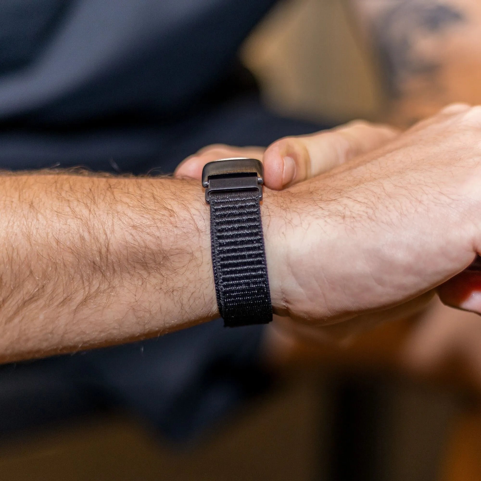 Courroie en nylon pour Fitbit Charge 6 (noir)
