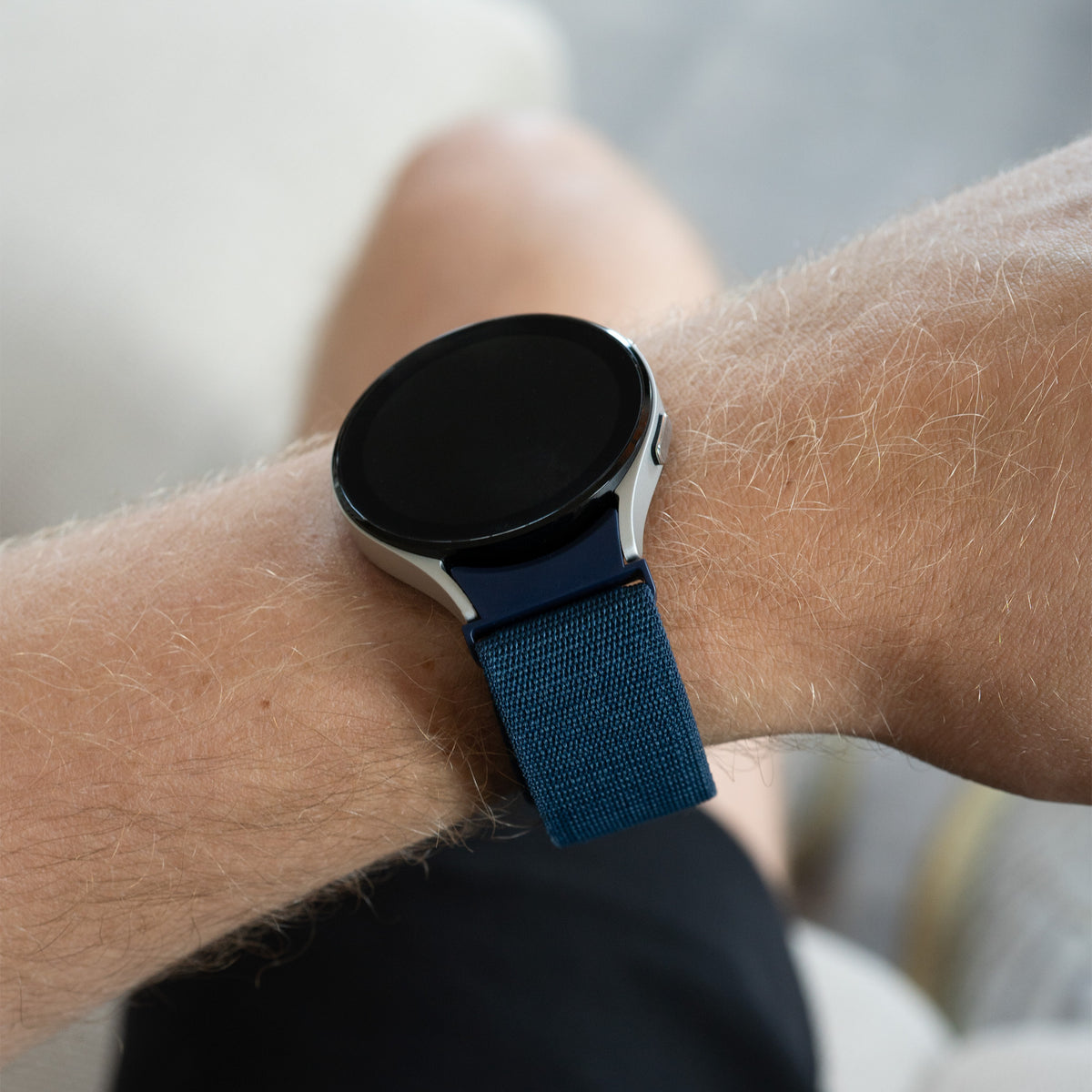 Alpine Nylon Strap, blue, lifestyle photo