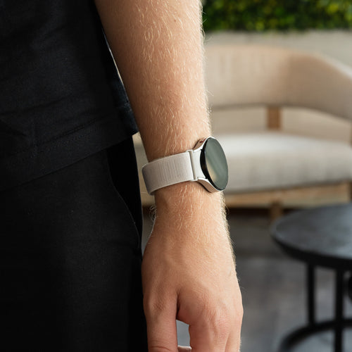 Alpine Nylon Strap, starlight, lifestyle photo