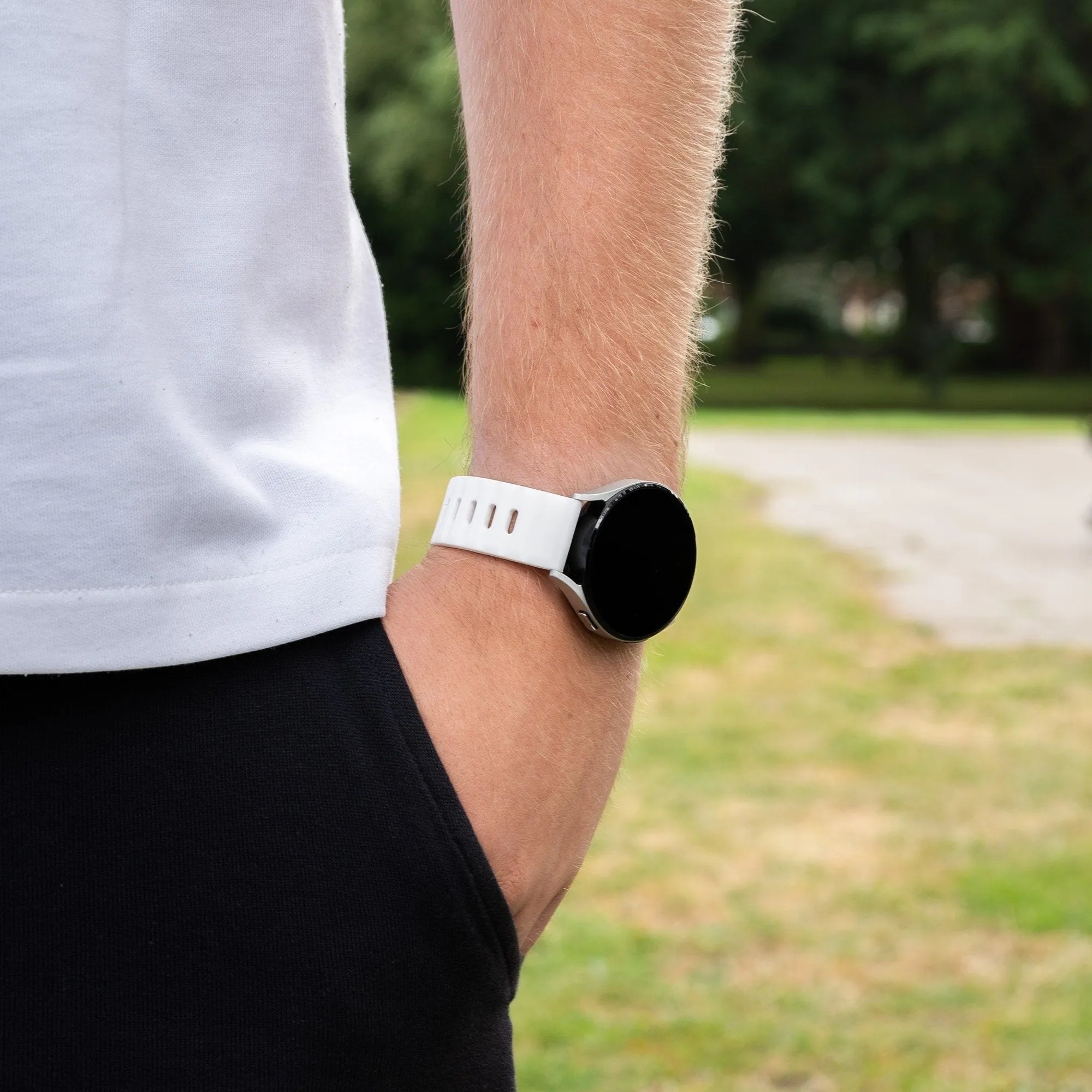Bracelet silicone Outdoor Coros Apex 2 (blanc)