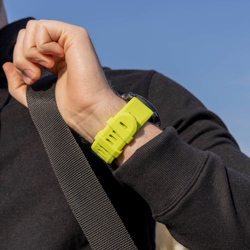 Bracelet silicone Garmin Instinct 3 - 50mm (vert clair)