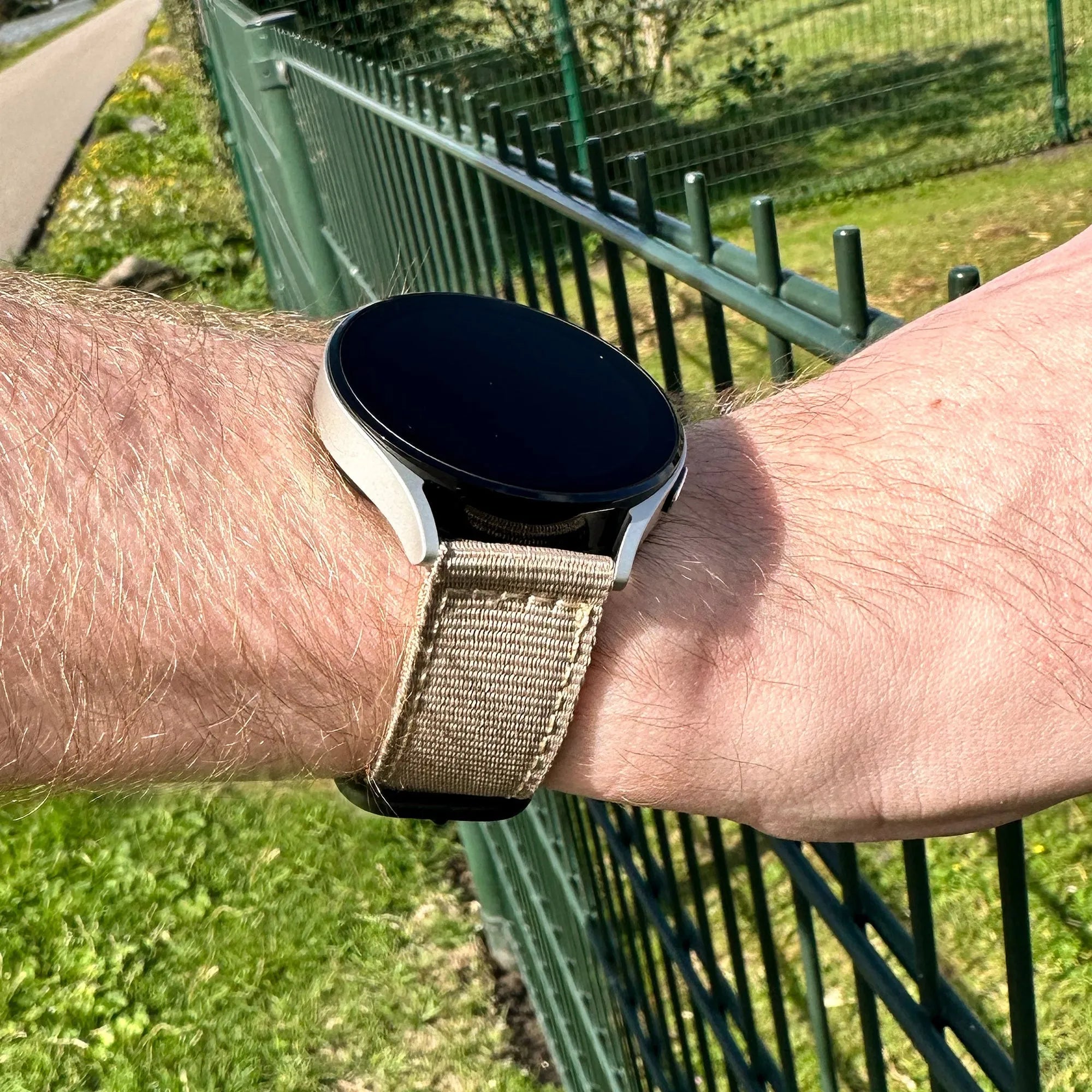 Bracelet nylon à boucle Suunto Nautic S (kaki)