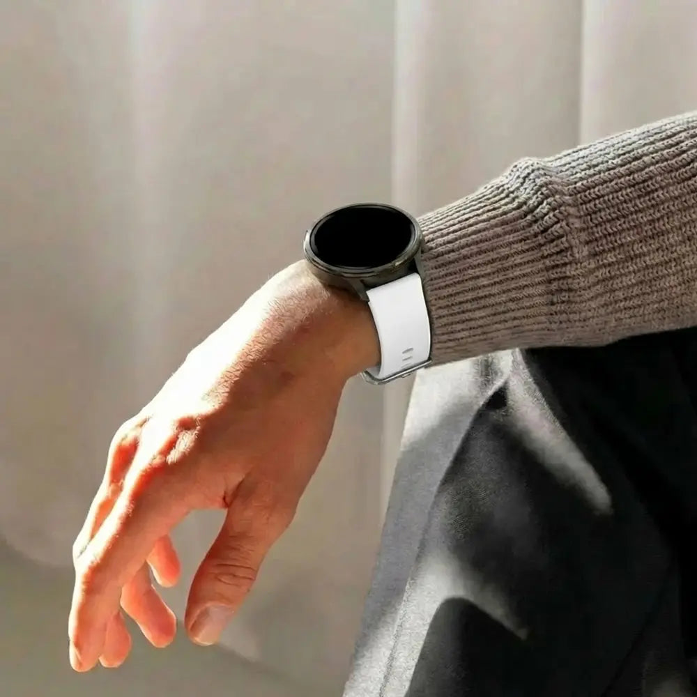 Bracelet silicone classique Garmin Venu 3 (blanc)