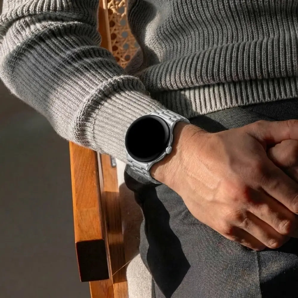 Google Pixel Watch 1/2 stalen band (zilver)