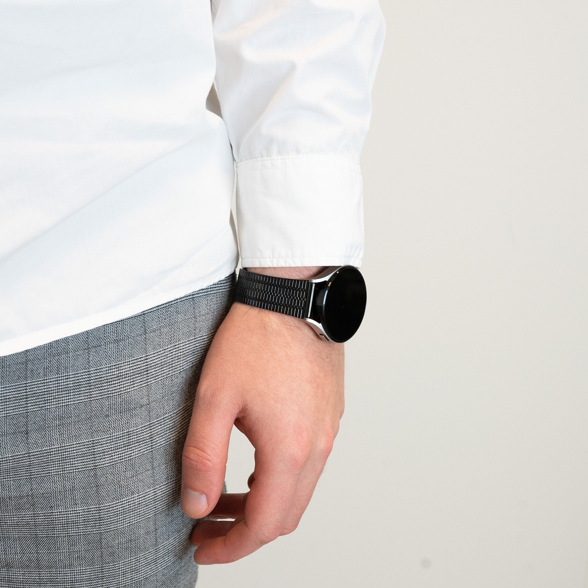 Bandz Bracelet acier réglable Redmi Watch 5 Lite (noir)