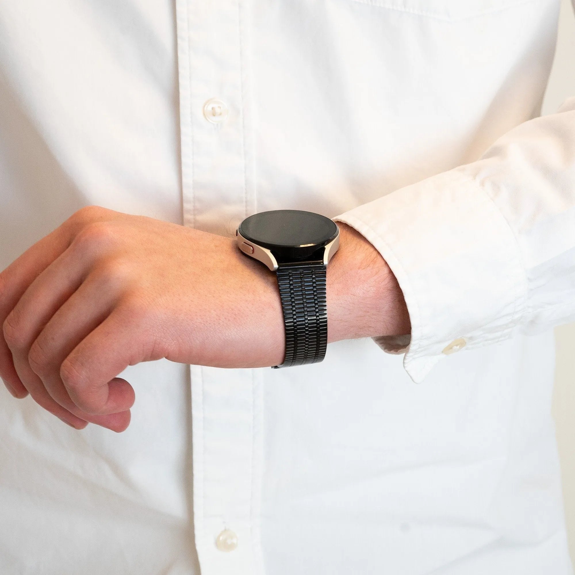 Bandz Bracelet acier réglable Coros Apex 2 (noir)