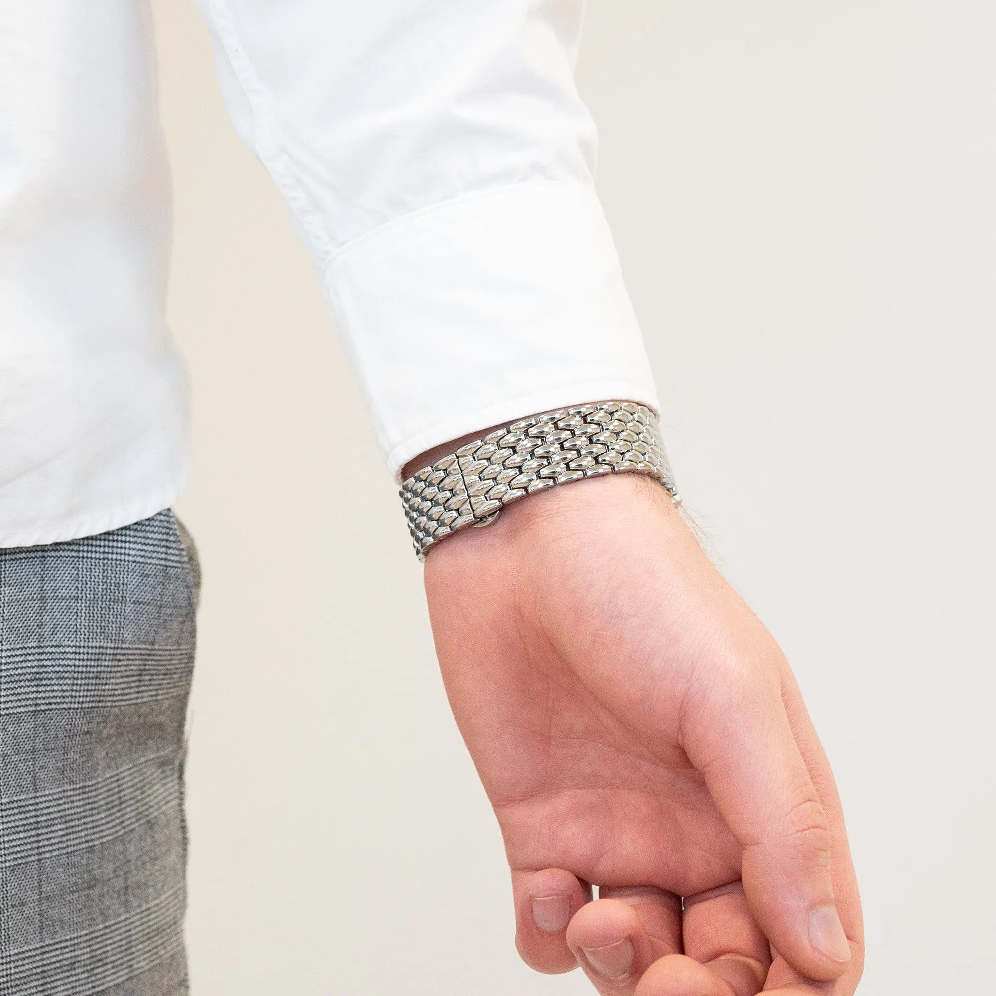 Bandz Bracelet acier 'Dragon' Coros Pace 2 (argenté)