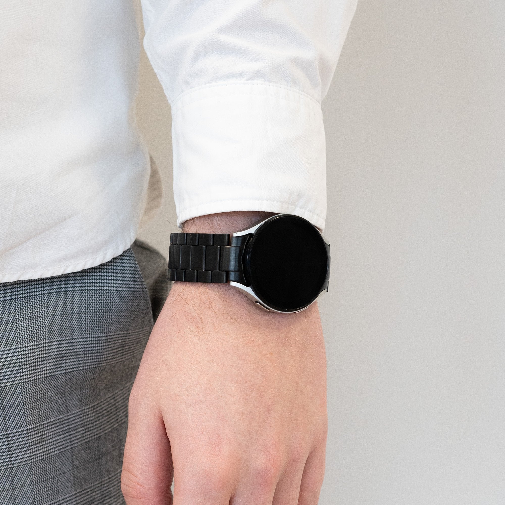 Bandz Bracelet titane 'Classic' Samsung Galaxy Watch 6 - 44mm (noir)