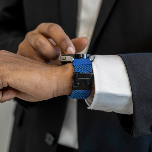Samsung Galaxy Watch 5 Pro Braided Strap with P-Buckle (Blue)