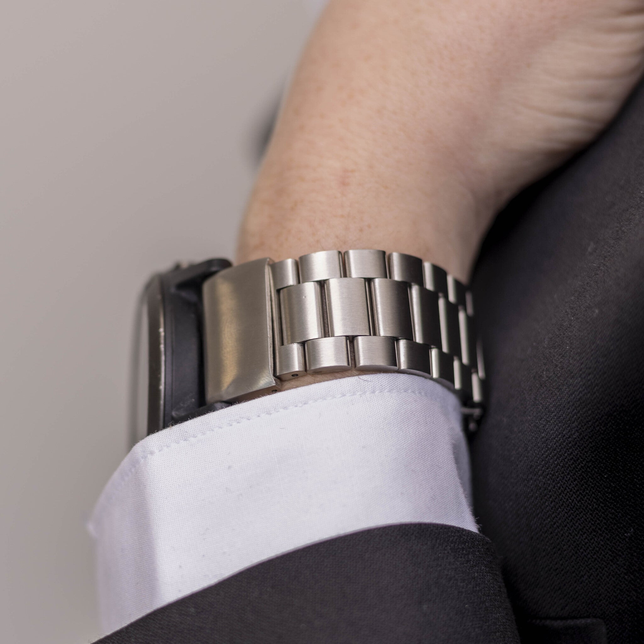 Bracelet acier Garmin Fenix 8 Pro - 51mm (argent)