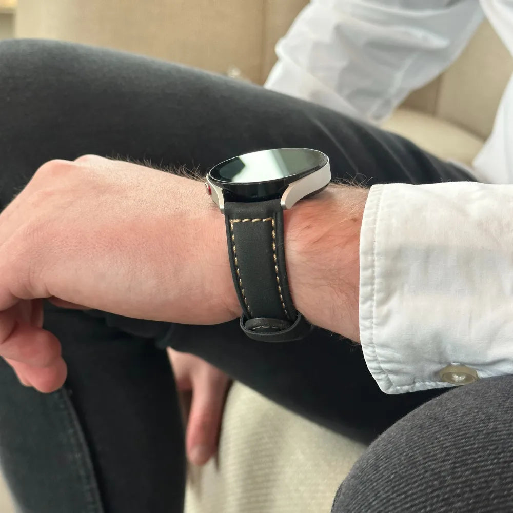 Bracelet cuir Xiaomi Watch S4 (noir)