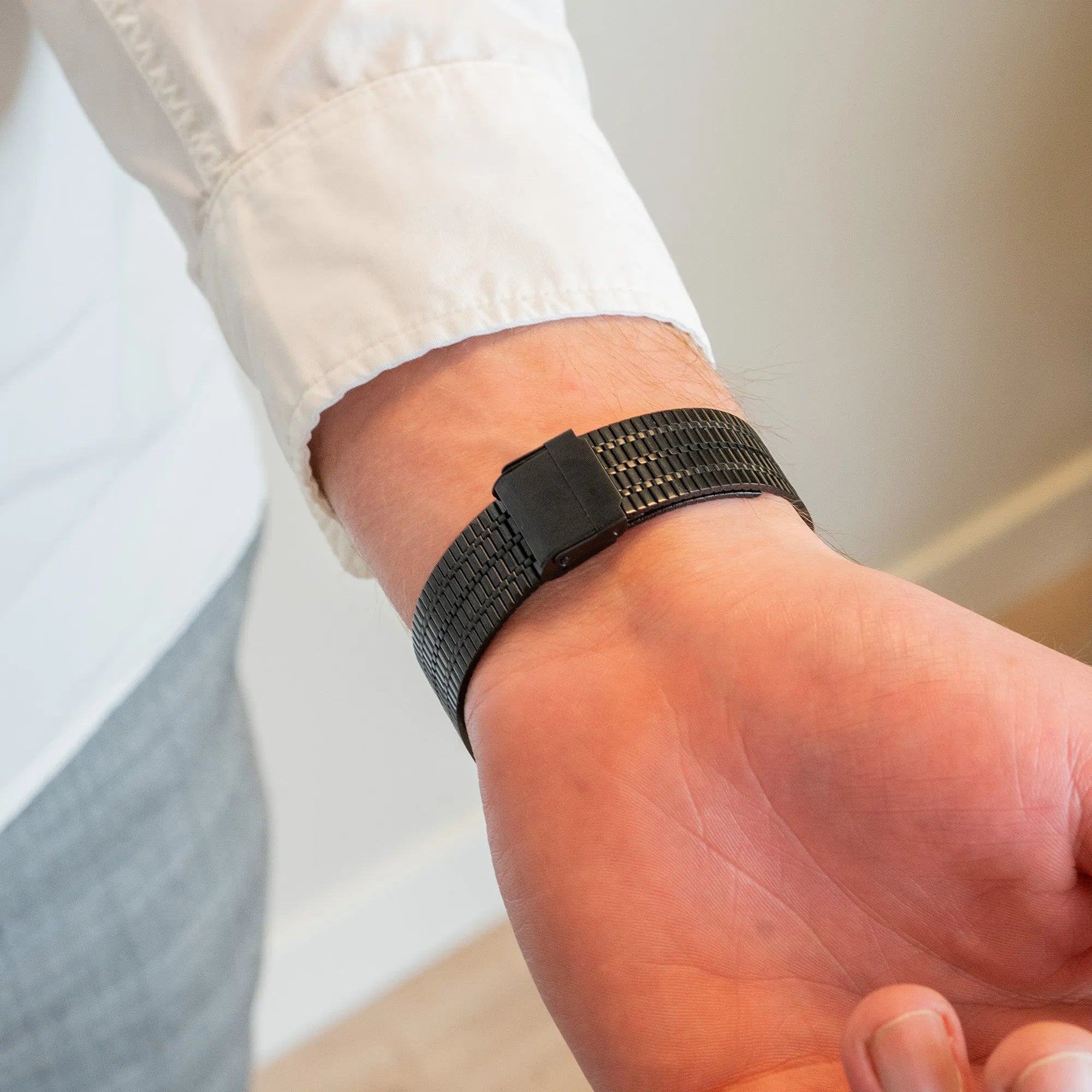 Bandz Maoo Ventura Adjustable Steel Strap (Black)