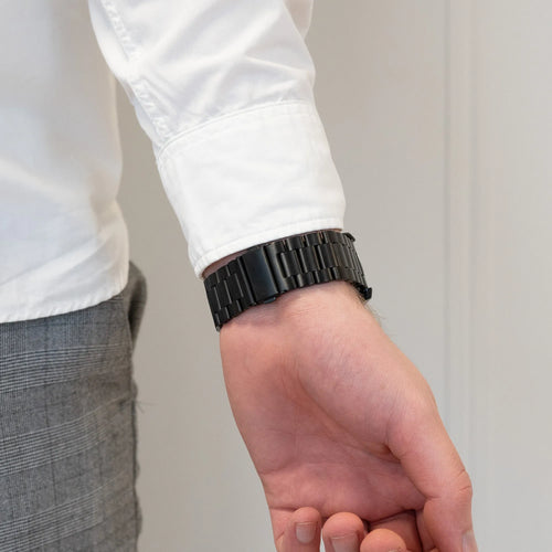 Bandz Bracelet titane 'Classic' Polar Grit X Pro (noir)