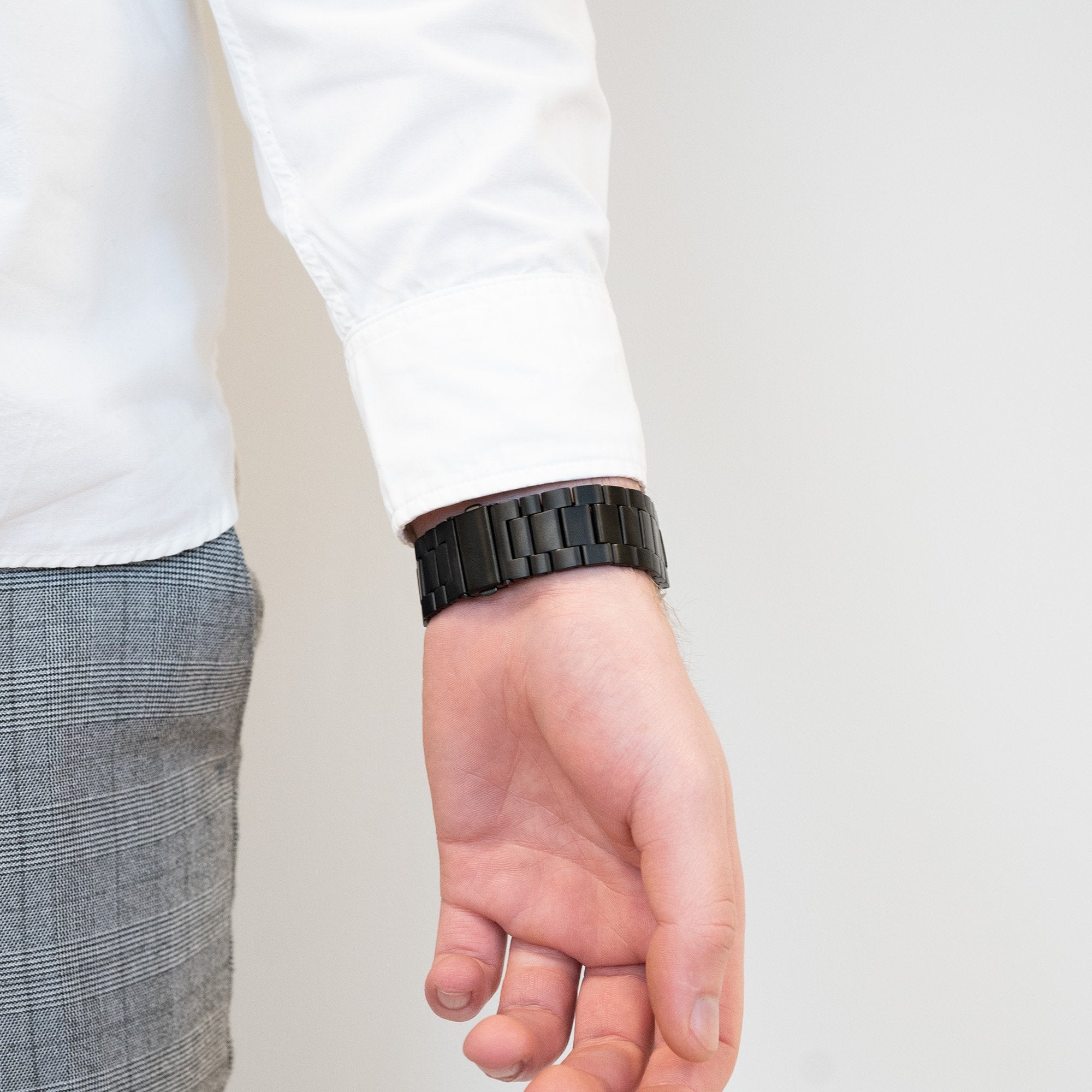 Bandz Bracelet titane 'Classic' Samsung Galaxy Watch 6 - 40mm (noir)