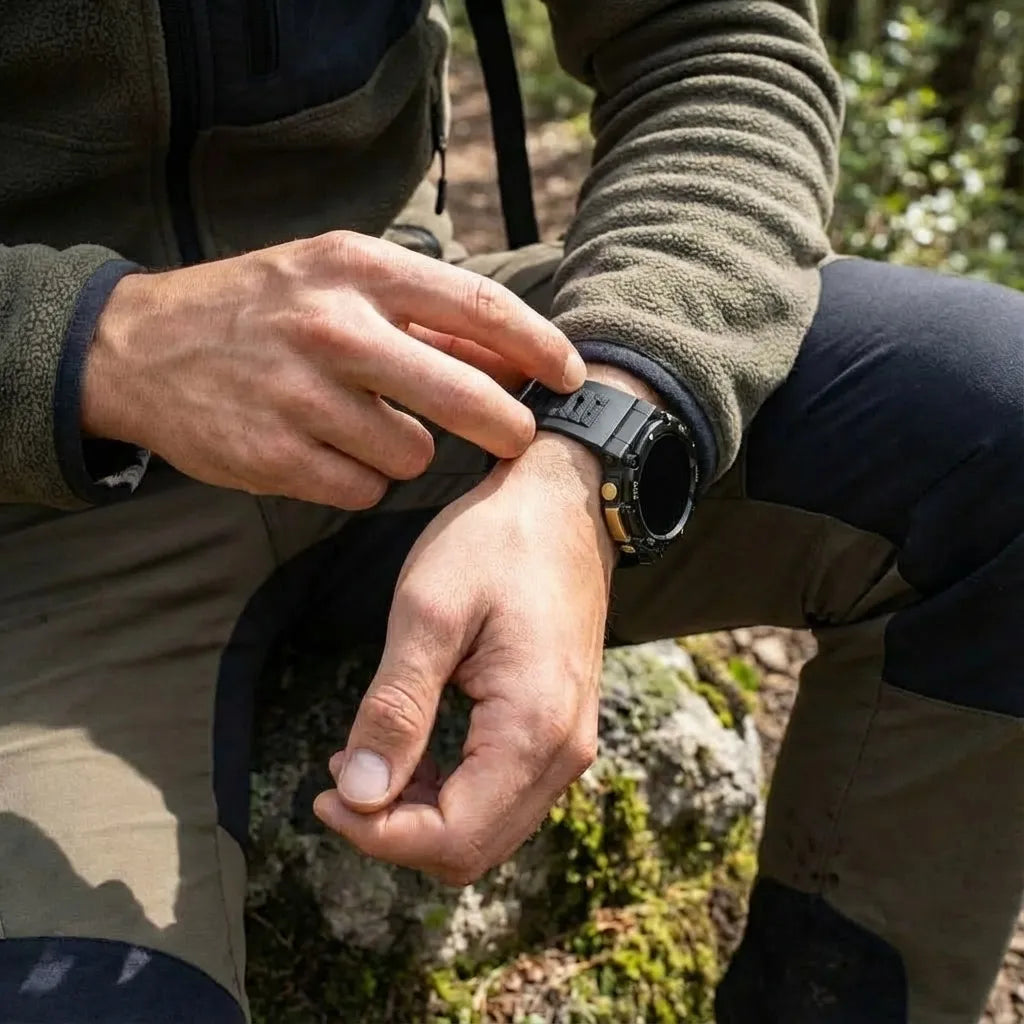 Bracelet silicone Amazfit T-Rex 2 (noir)