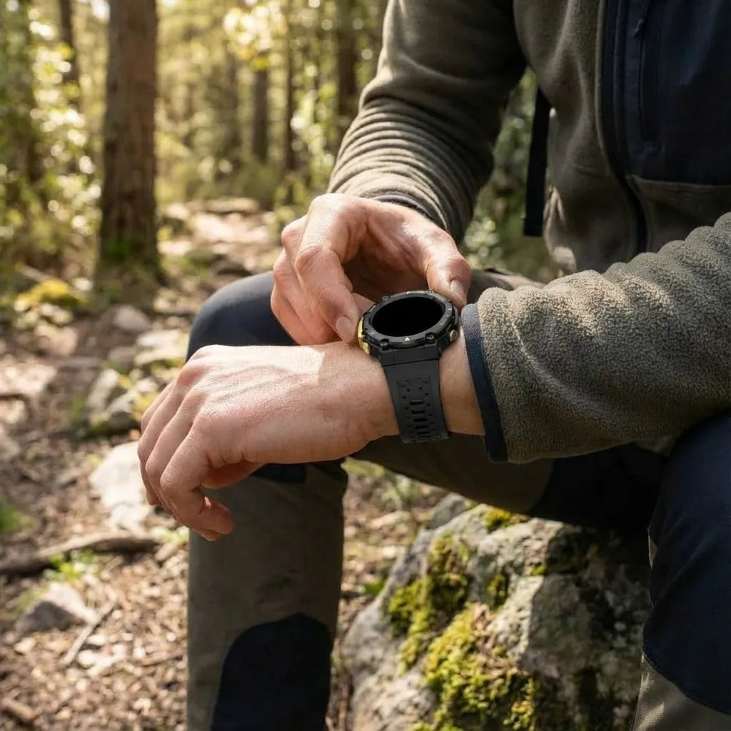 Bracelet silicone Amazfit T-Rex 2 (noir)