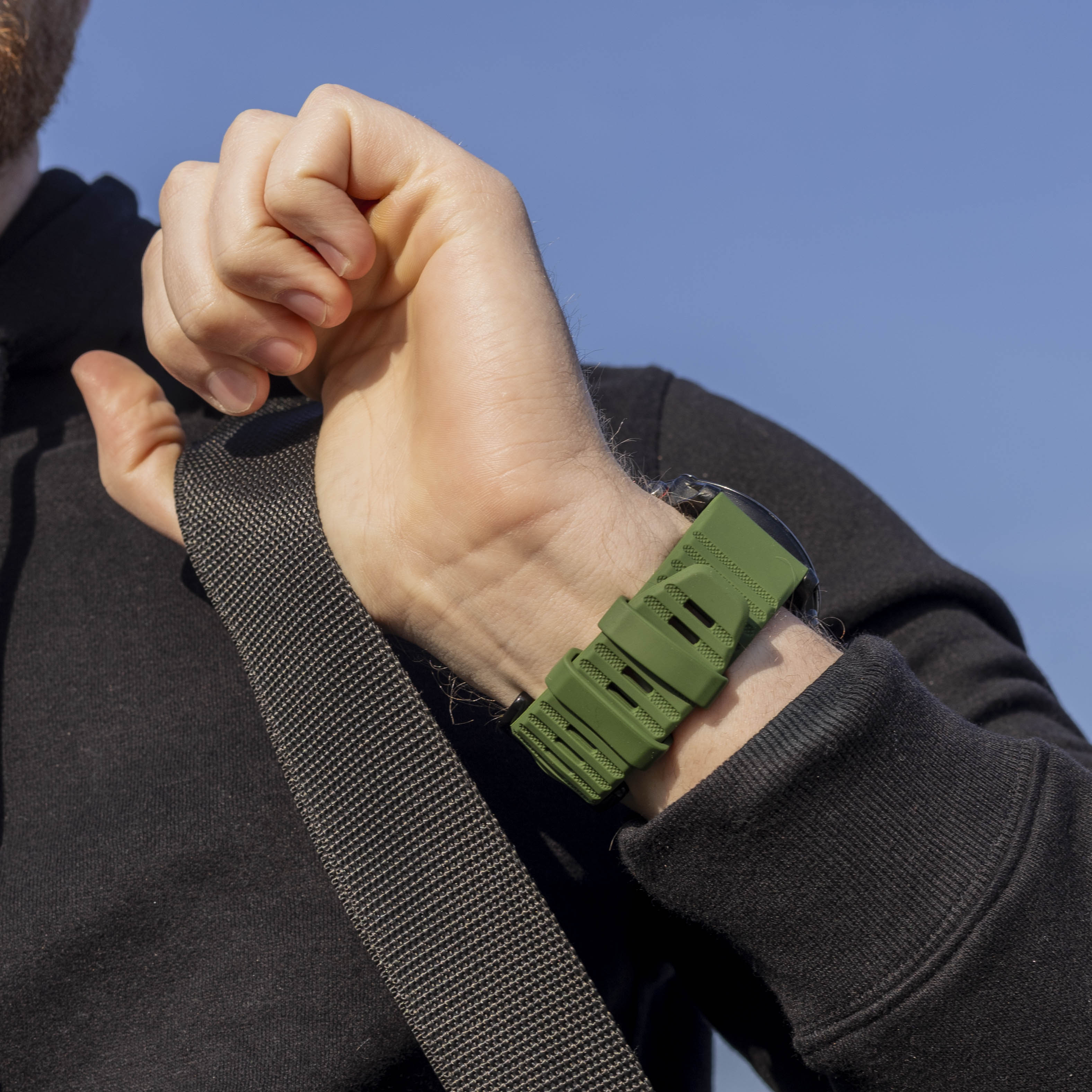 Bracelet silicone Garmin Epix Pro (Gen 2) 51mm (vert foncé)
