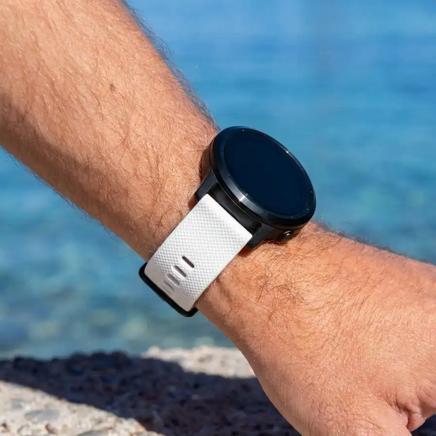 Bracelet silicone luxe Samsung Gear S3 (blanc)