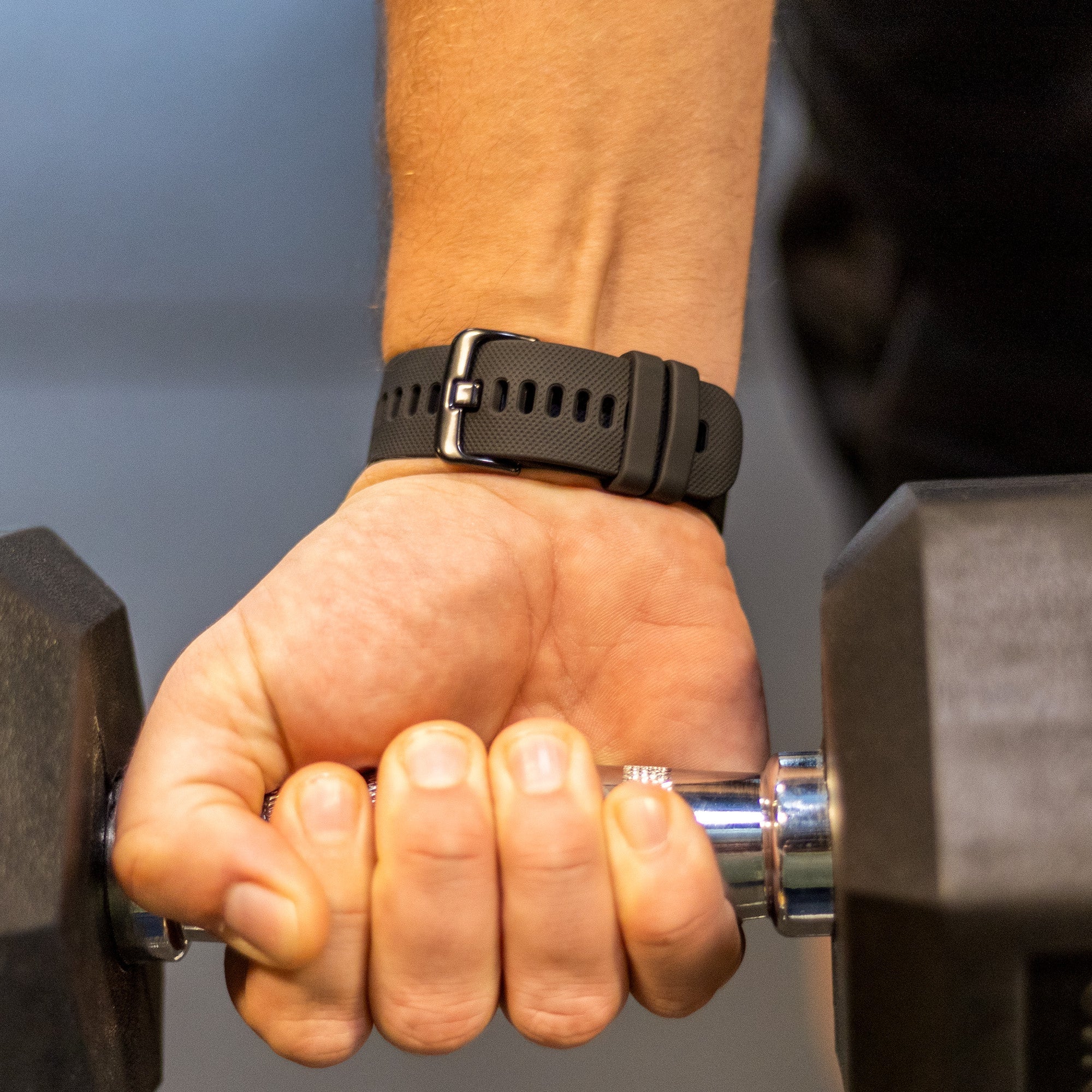 Coros Pace 3 Premium Silicone Strap (Black)