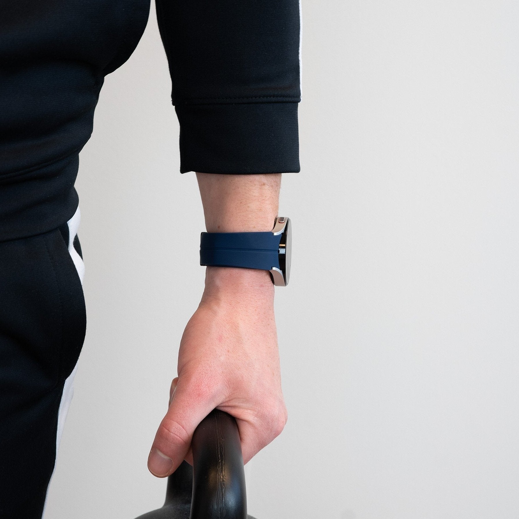 Bandz Bracelet silicone avec D-Buckle Samsung Galaxy Watch 5 - 44mm (bleu foncé)