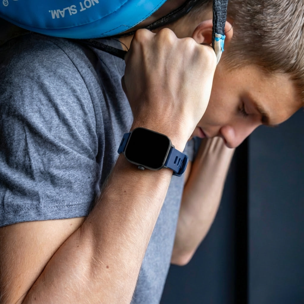 Bracelet silicone Redmi Watch 4 (bleu foncé)