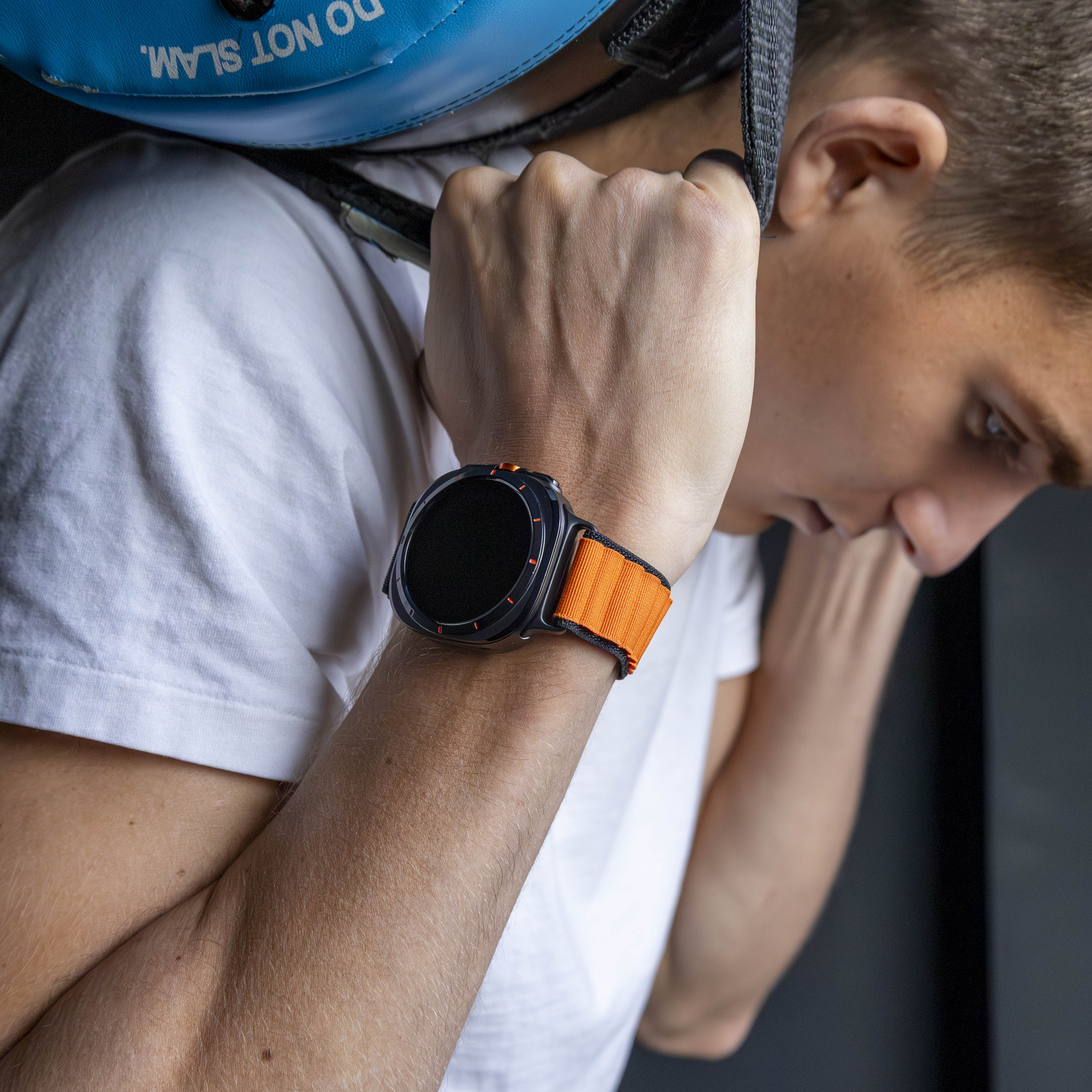 Bracelet Alpine Samsung Galaxy Watch Ultra (noir/orange)